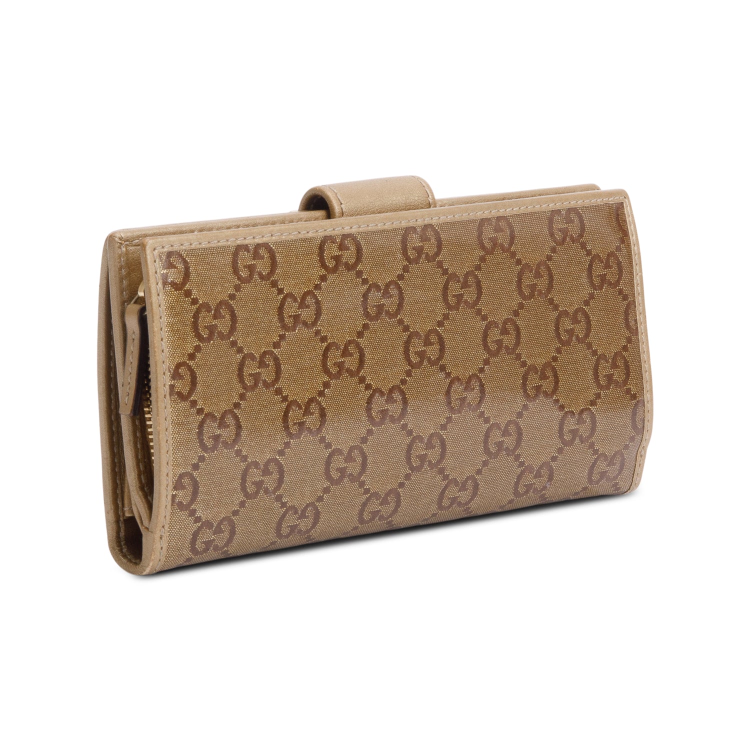 Gucci GG Canvas D Ring Abbey Wallet