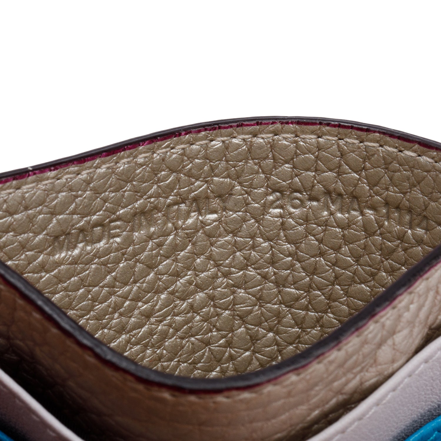 Christian Dior Lady Dior Multicolour Leather Card Holder