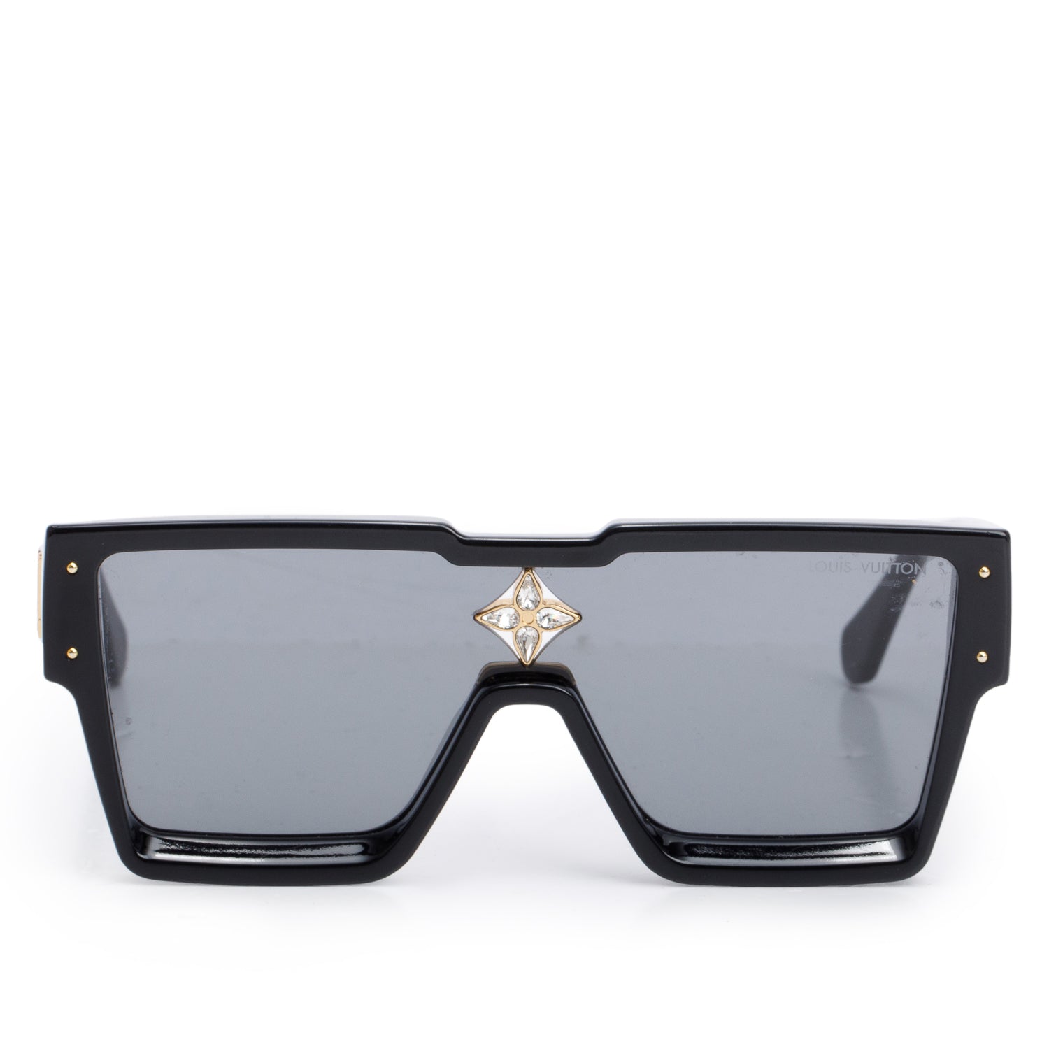 Louis Vuitton Z1578E Black Acetate Cyclone Sunglasses w/ Case