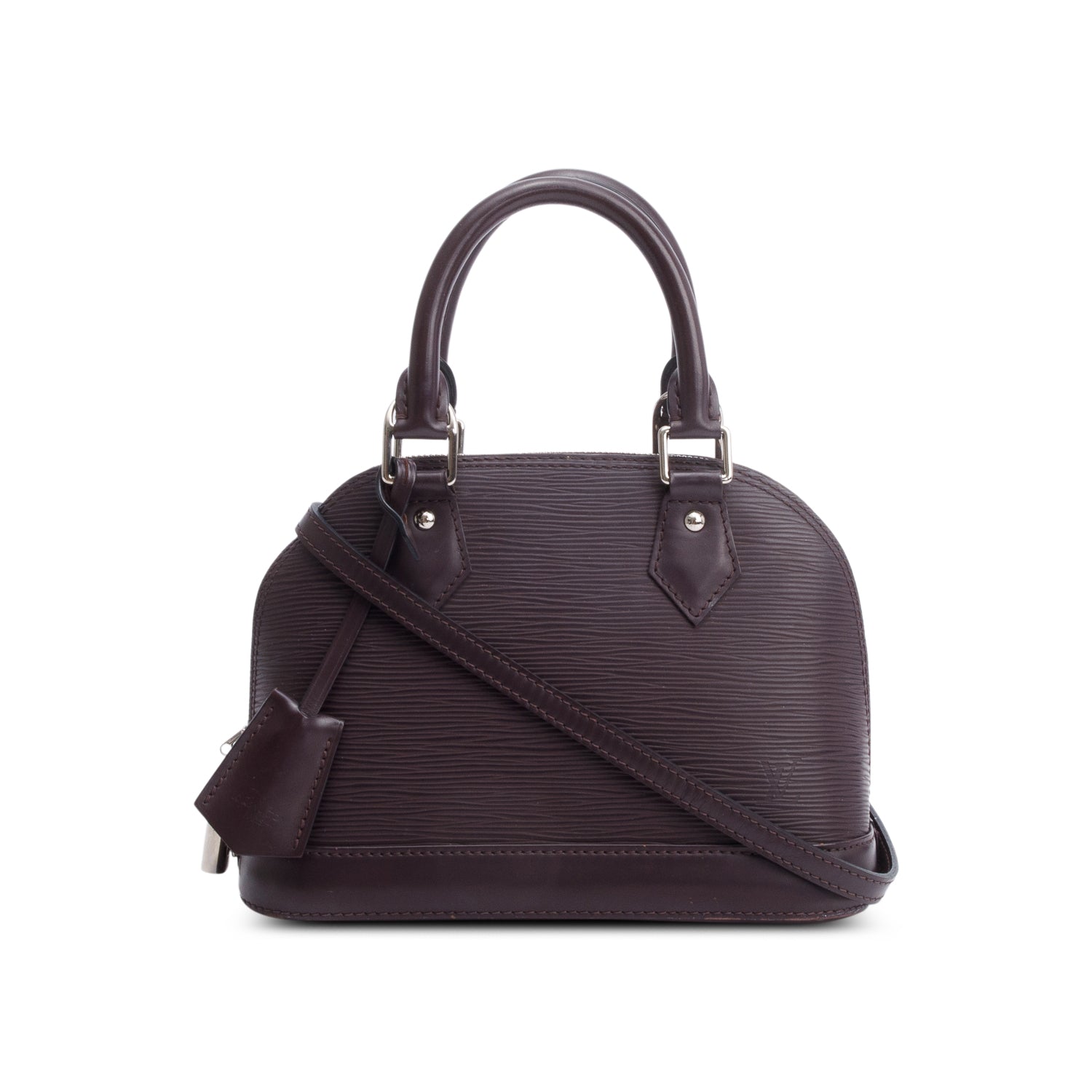 Louis Vuitton Brown Epi Leather Alma BB w/ Strap