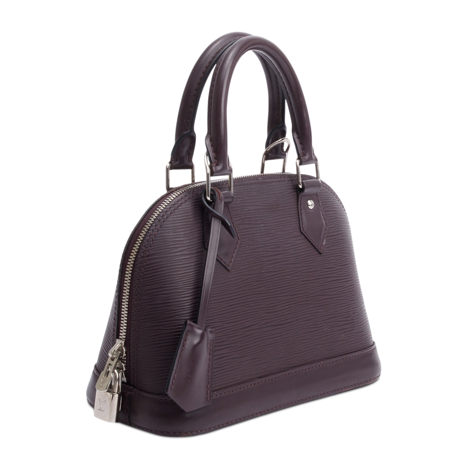 Louis Vuitton Brown Epi Leather Alma BB w/ Strap
