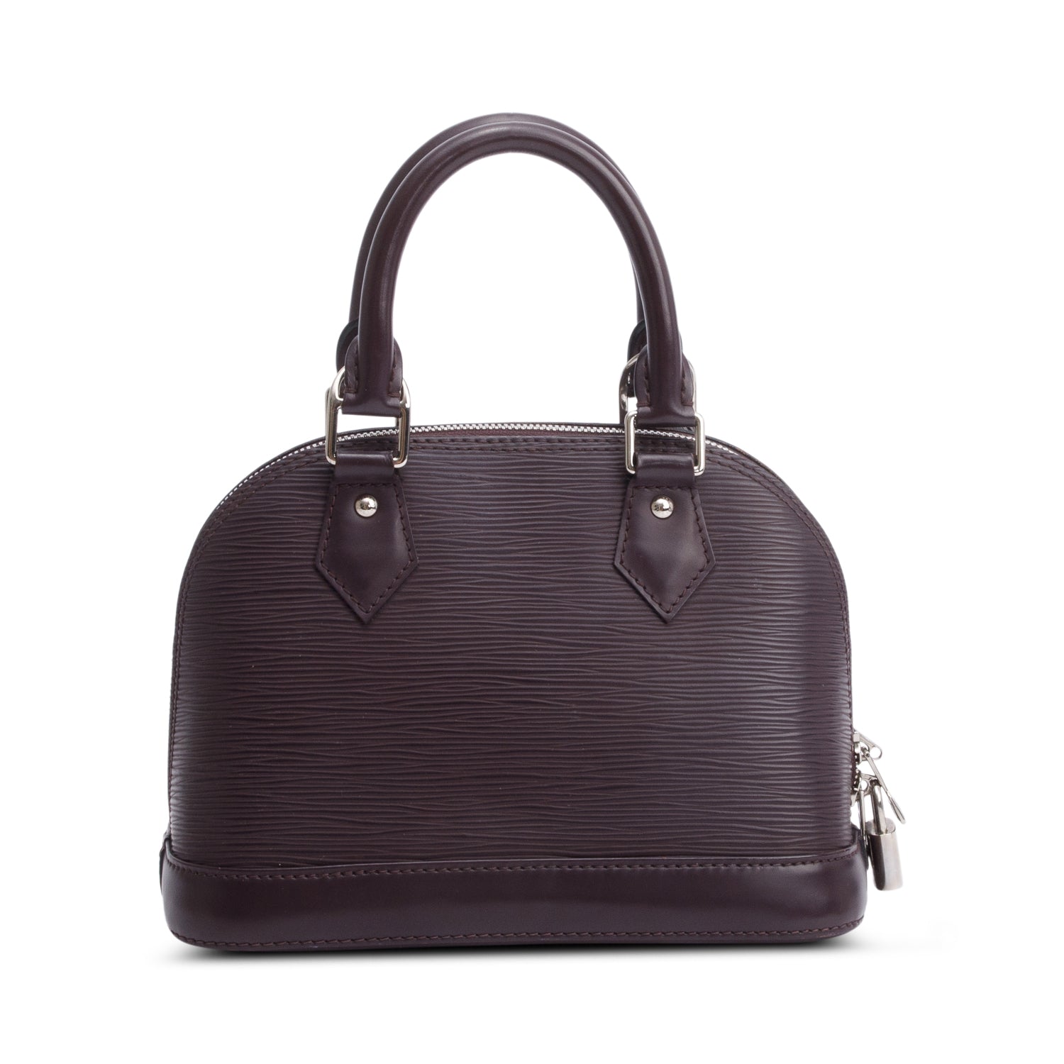 Louis Vuitton Brown Epi Leather Alma BB w/ Strap