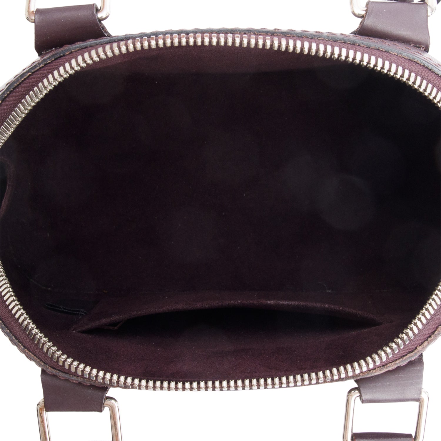 Louis Vuitton Brown Epi Leather Alma BB w/ Strap