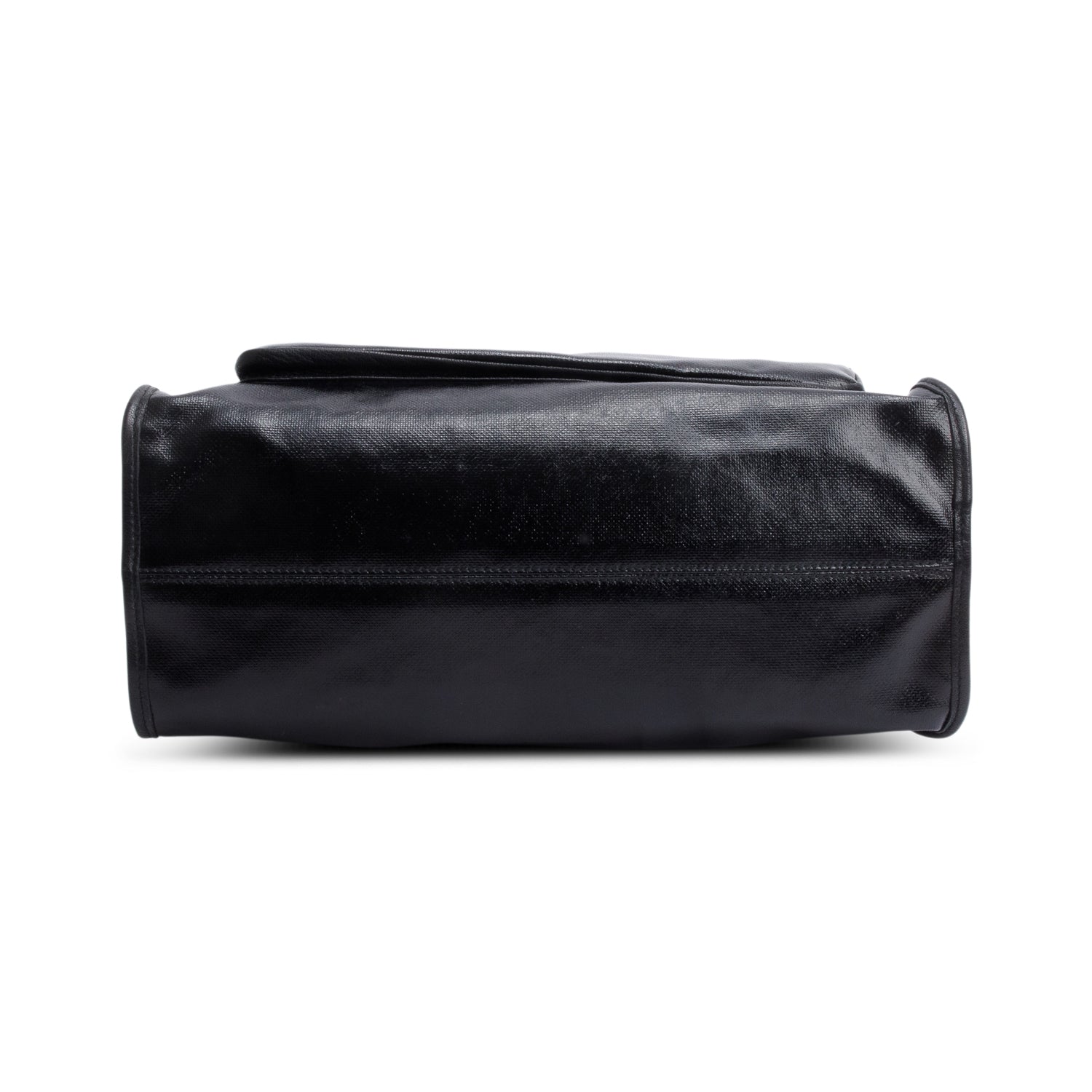 Dolce & Gabbana Blak Patent Leather Miss Pocket Bag w/ Authenticity Card