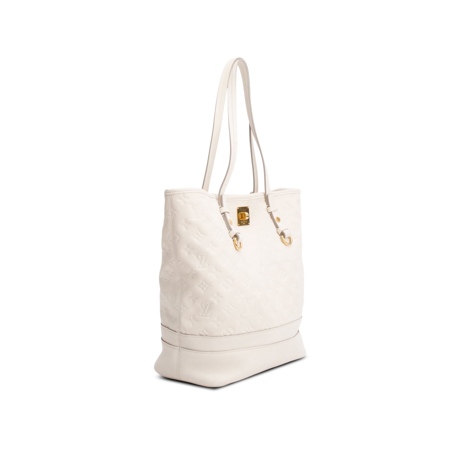 Louis Vuitton White Empreinte Leather Citadine PM w/ Pouch