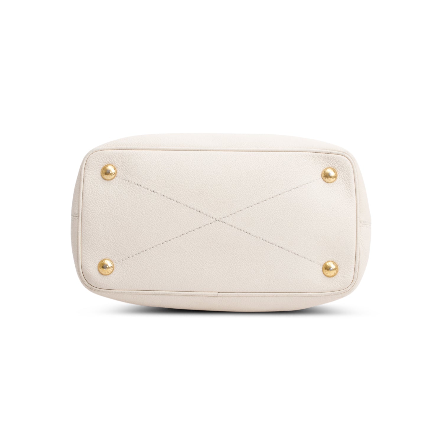 Louis Vuitton White Empreinte Leather Citadine PM w/ Pouch