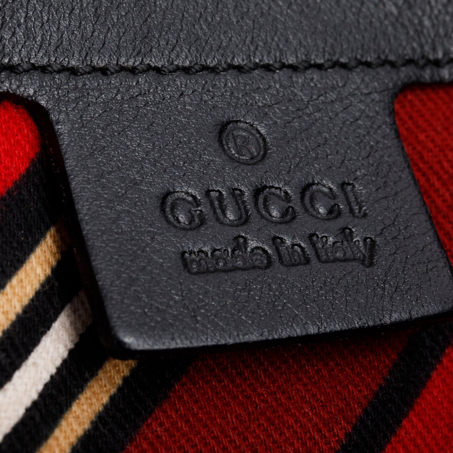 Gucci Black Leather GG Britt Flap Shoulder Bag