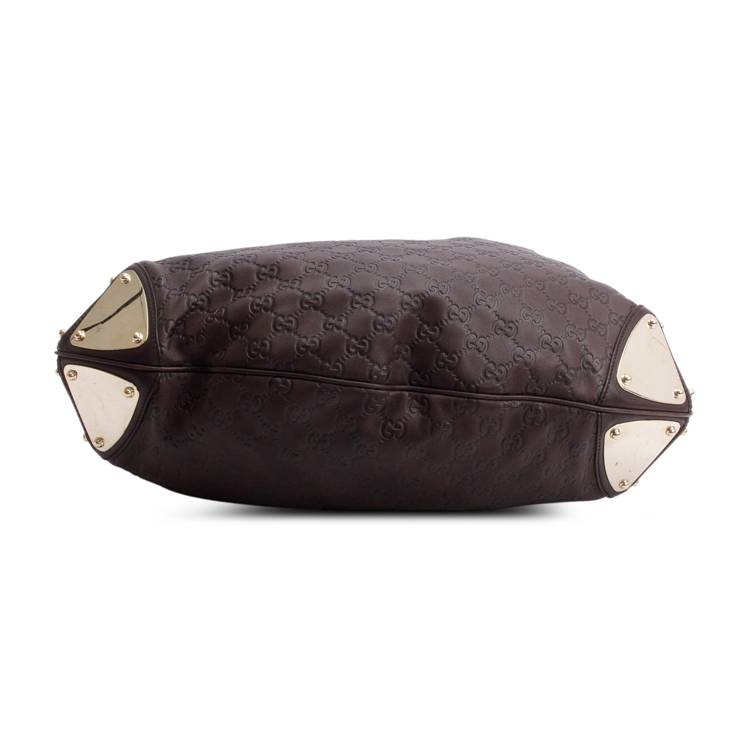 Gucci Brown Guccissima Leather Large  Bamboo Indy Tassel Hobo w/ Strap