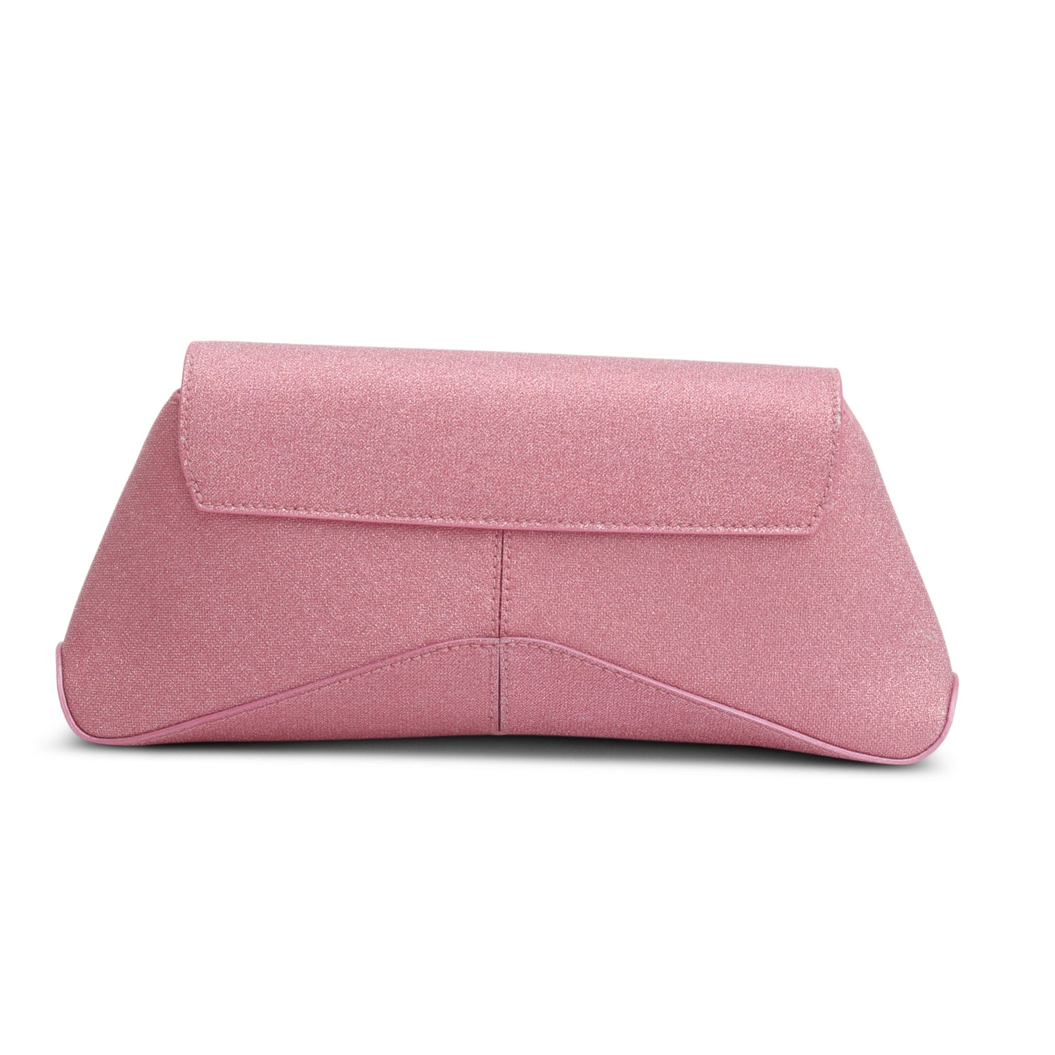 Balenciaga Pink Sparkling Fabric Small XX Flap Stretch Bag