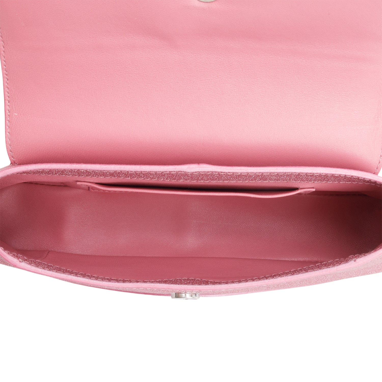 Balenciaga Pink Sparkling Fabric Small XX Flap Stretch Bag
