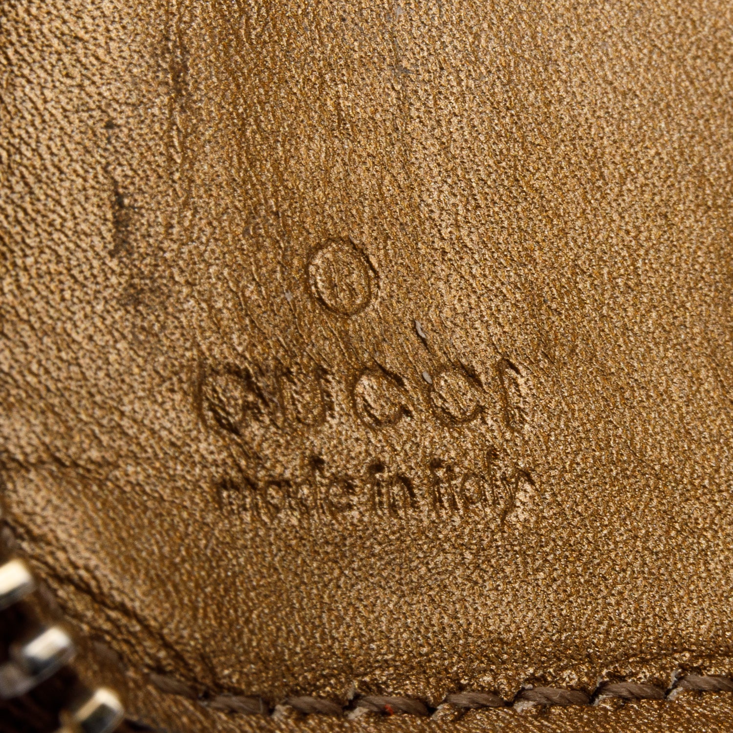 Gucci Brown Microguccissima Patent Leather Zip Around Wallet Organizer