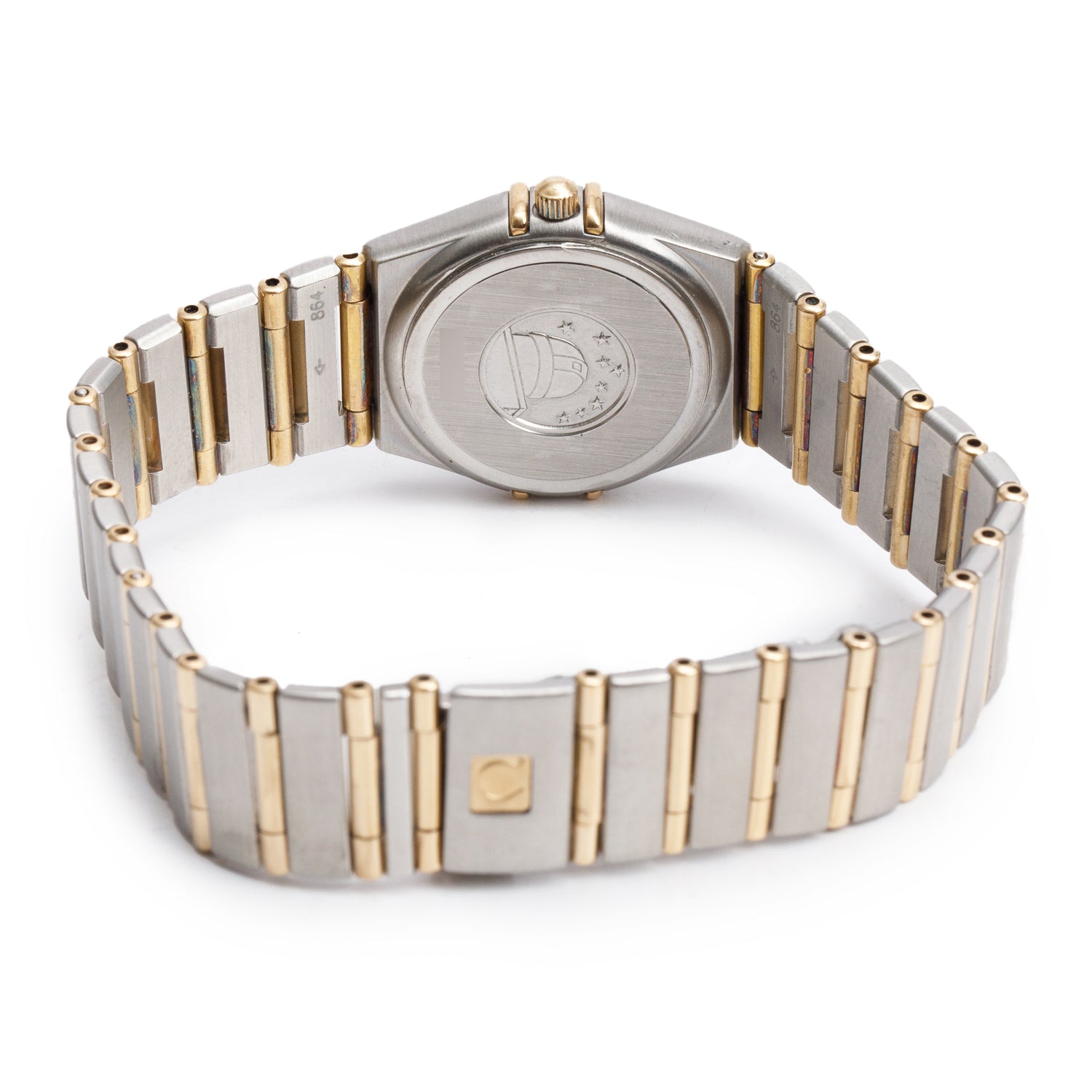 Omega Stainless Steel & 18k Yellow Gold Constellation 25 MM Quartz Watch