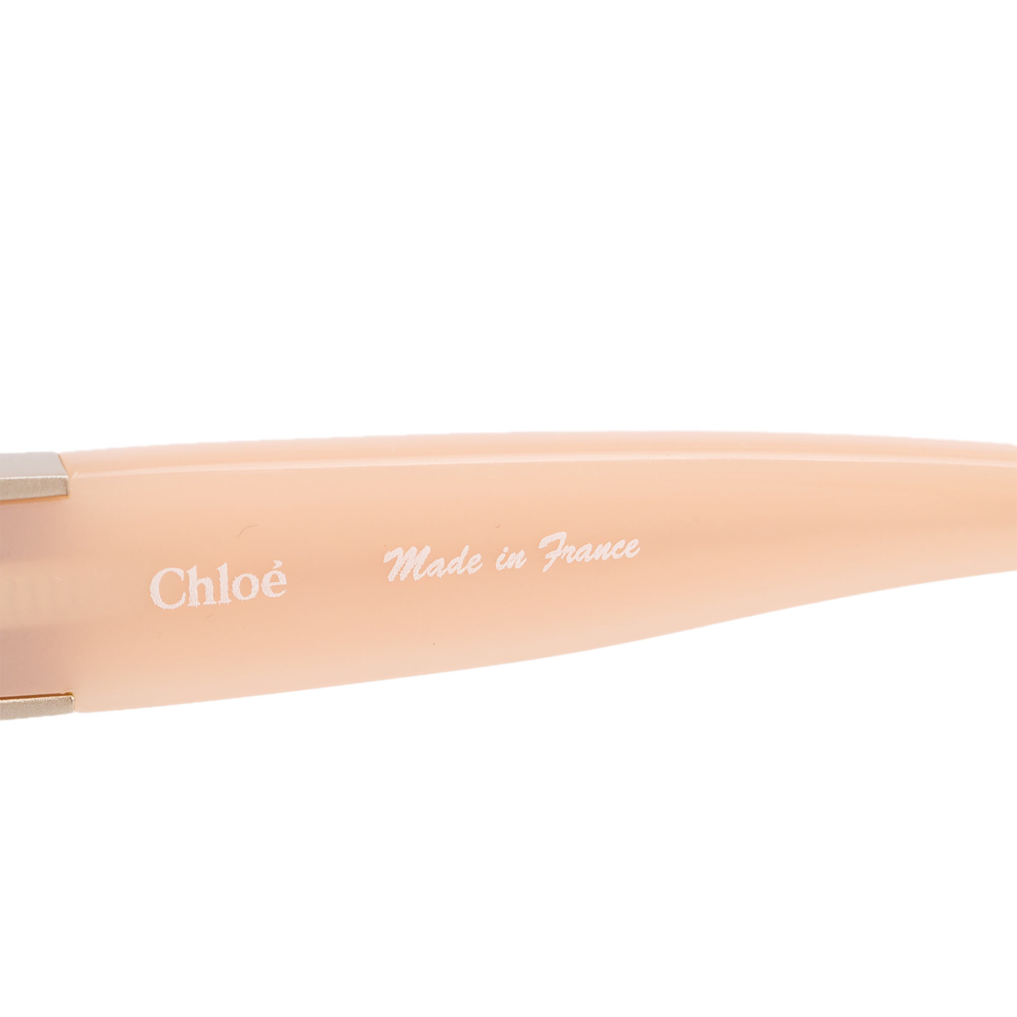 Chloe CL2234 Beige Acetate Oversize Round Sunglasses w/ Box & Case