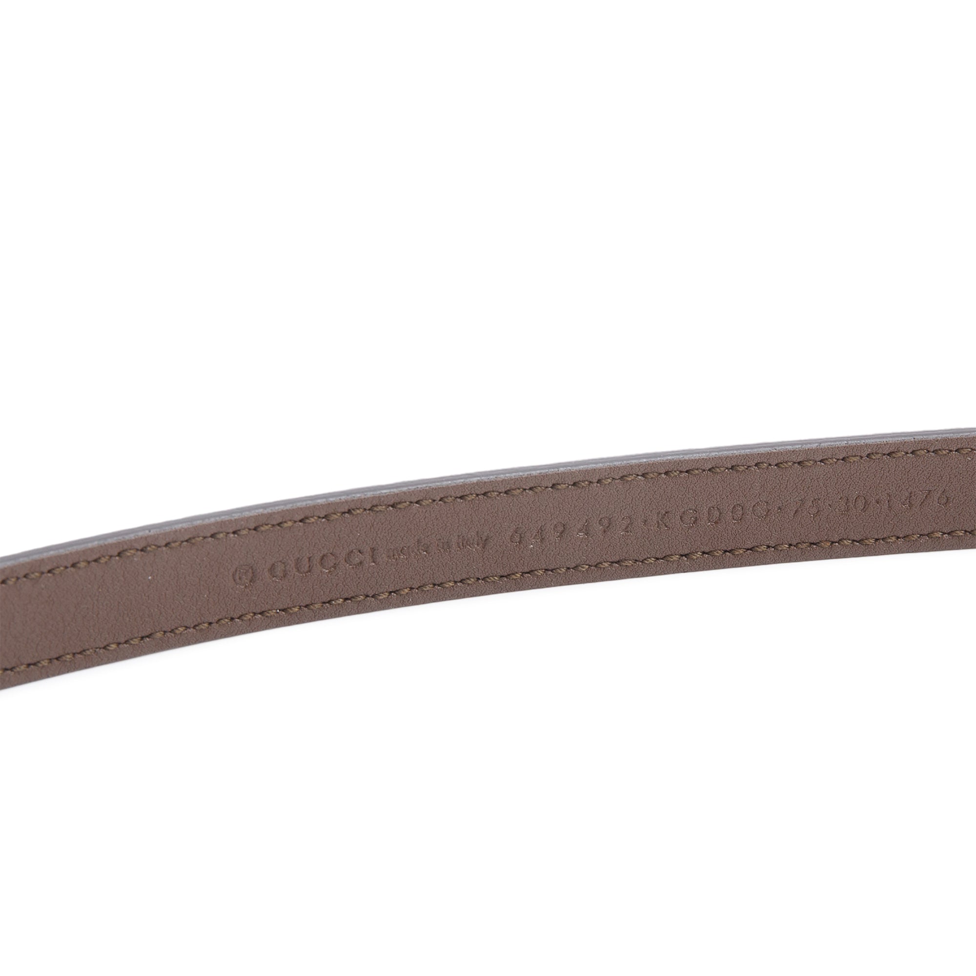 Gucci GG Supreme Canvas Jackie 1961 Thin Belt 75 30