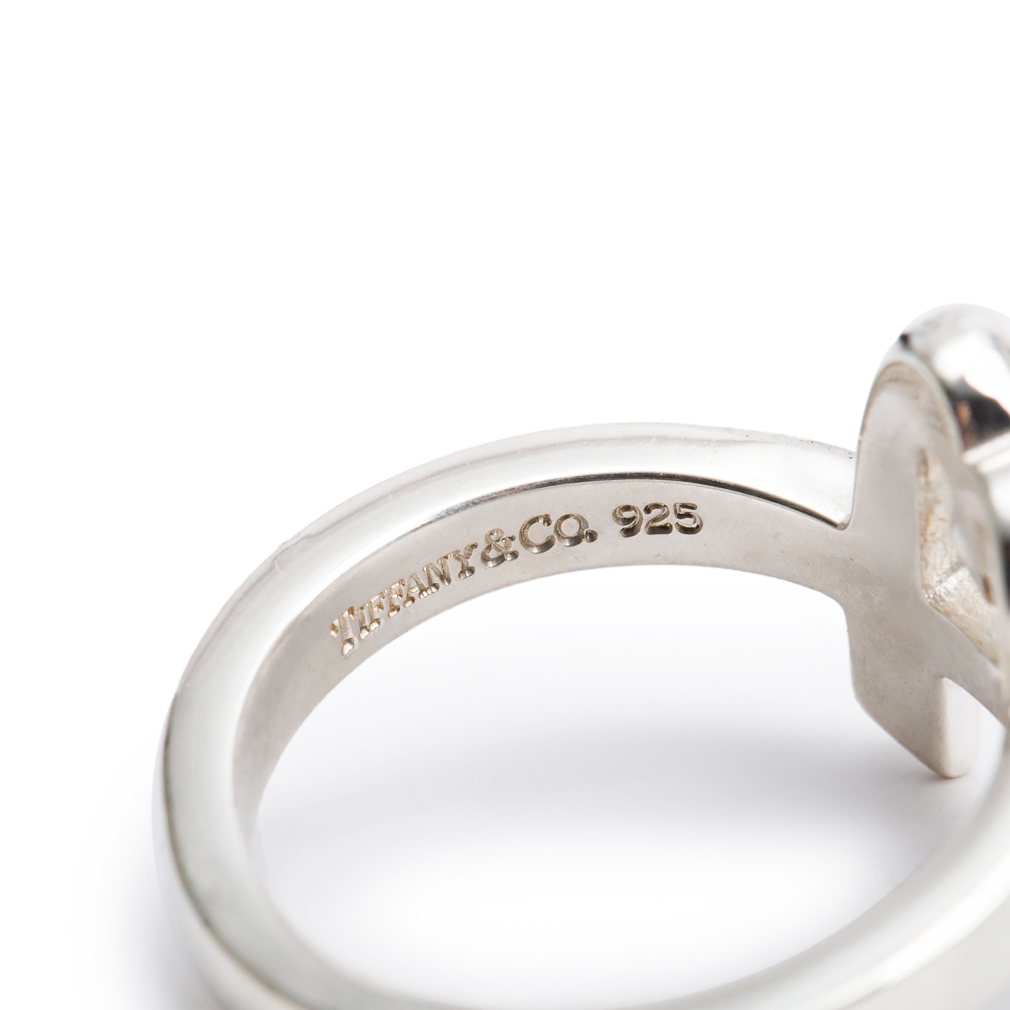 Tiffany & Co. Paloma Picasso Sterling Silver Loving Heart Ring, Size 7