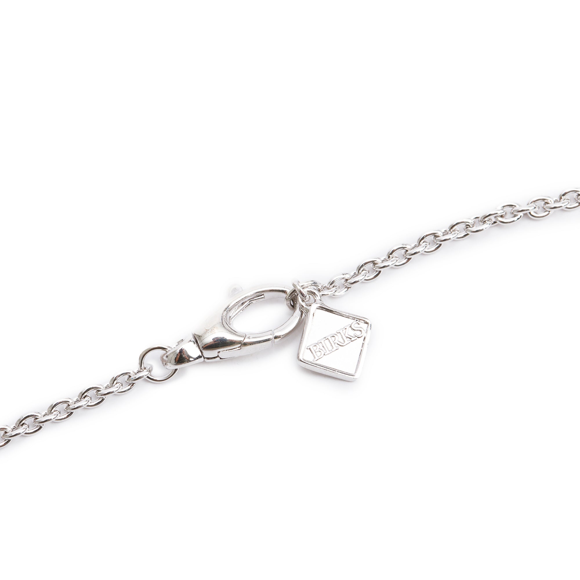 Birks Rock & Pearl Sterling Silver Pendant Necklace