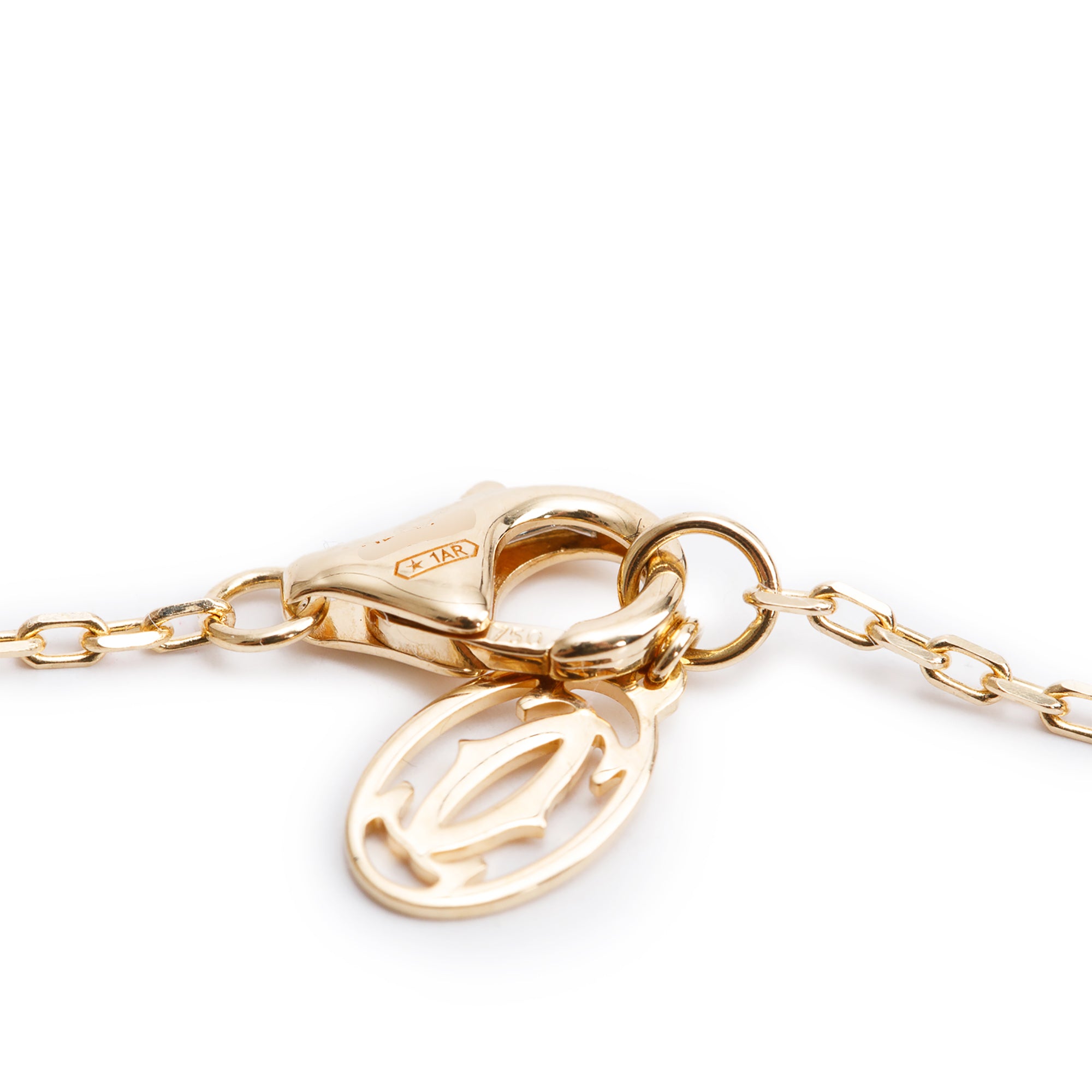 Cartier 2023 18k Yellow Gold Diamond Juste Un Clou Pendant Necklace w/ Box & Certificate