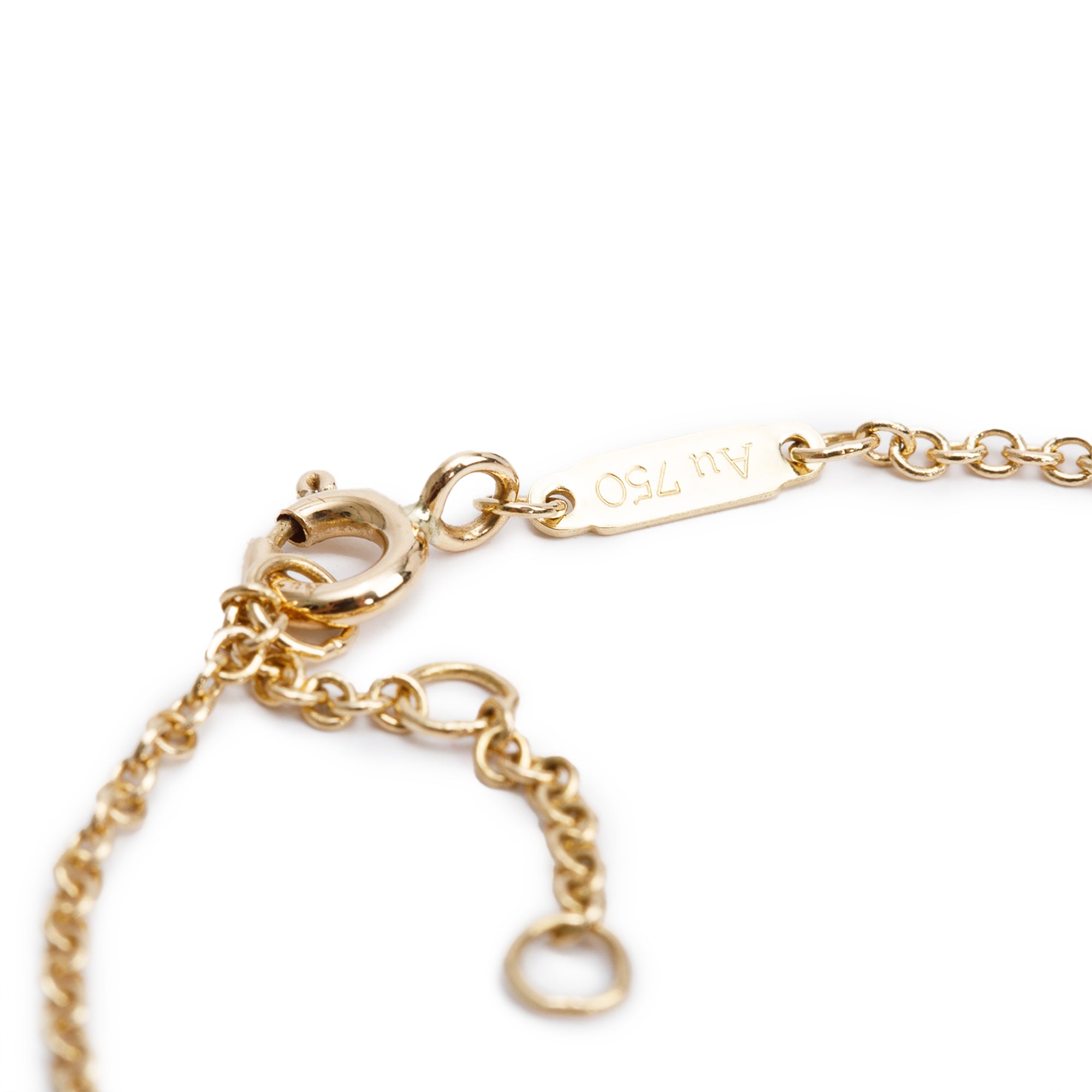 Tiffany & Co. 18k Yellow Gold 1837 Interlocking Circles Chain Bracelet w/ Box