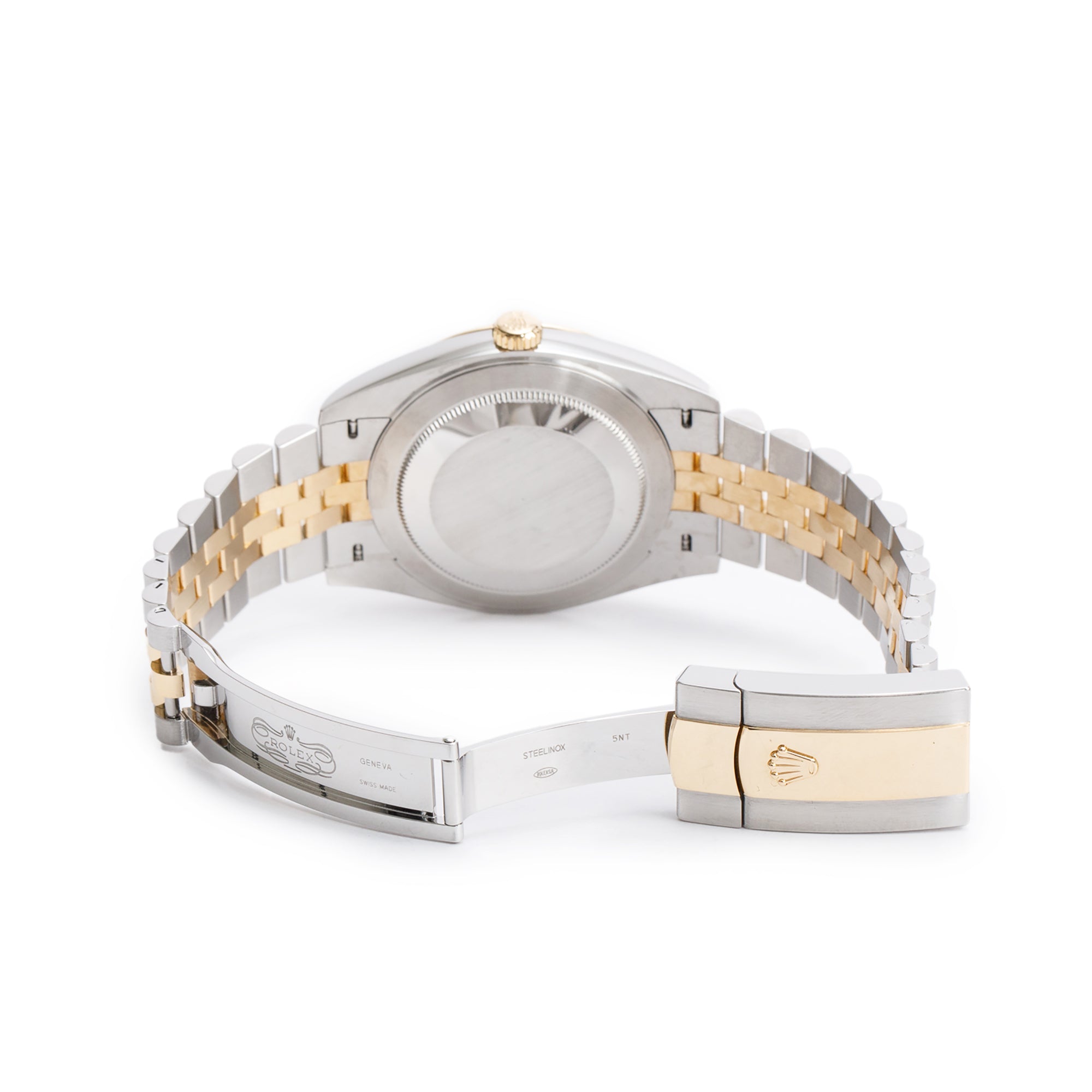 Rolex 2021 Stainless Steel & 18k Yellow Gold Oyster Perpetual Datejust 41 MM Watch Gold Dial 126333 w/ Box & Papers