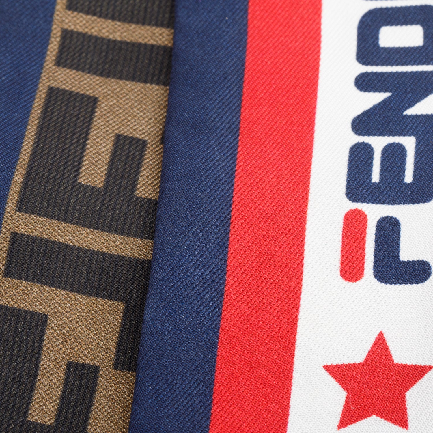 Fendi x Fila White/FF Zucca Print Silk Wrappy Bandeau w/ Box