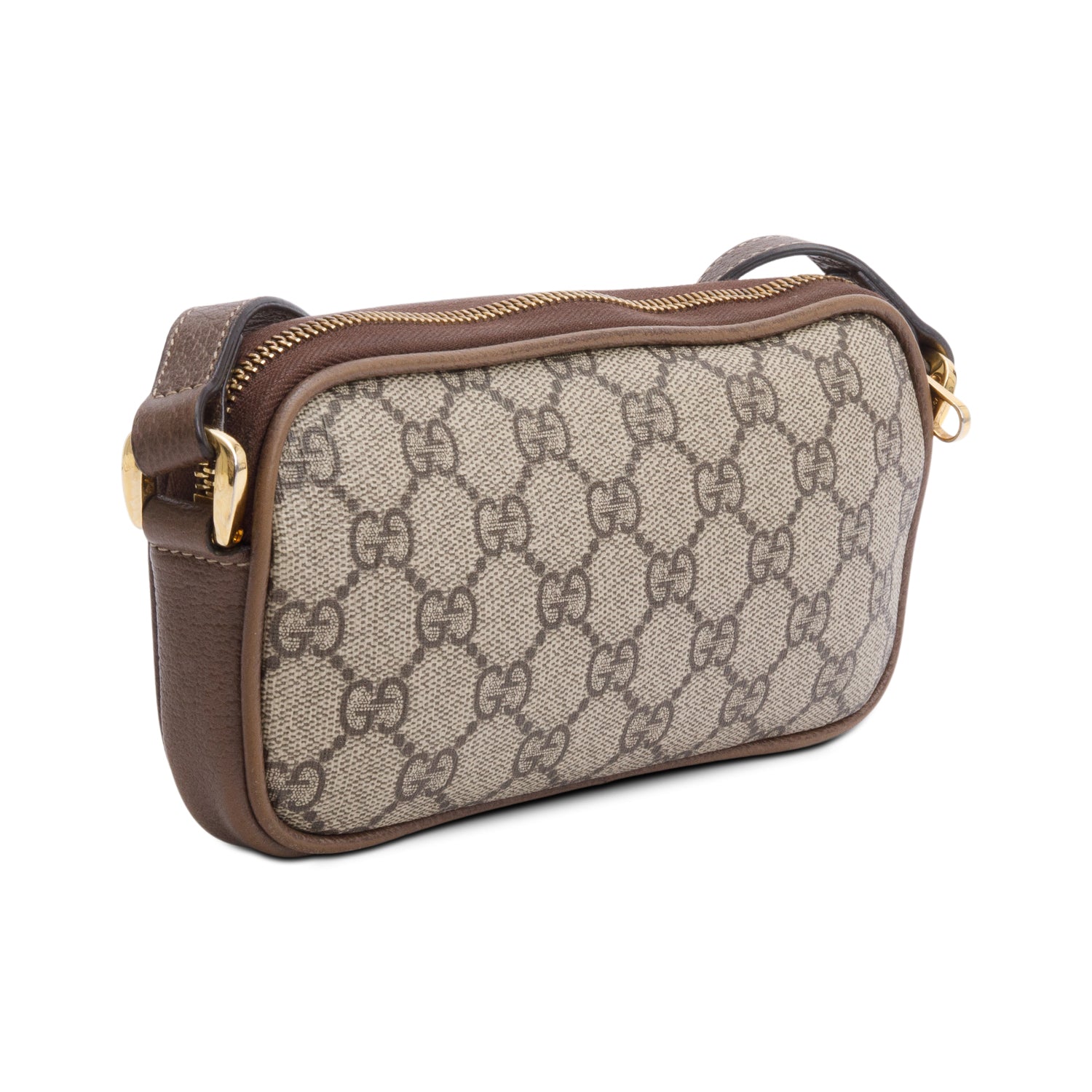 Gucci Beige GG Supreme Ophidia Mini w/ Box