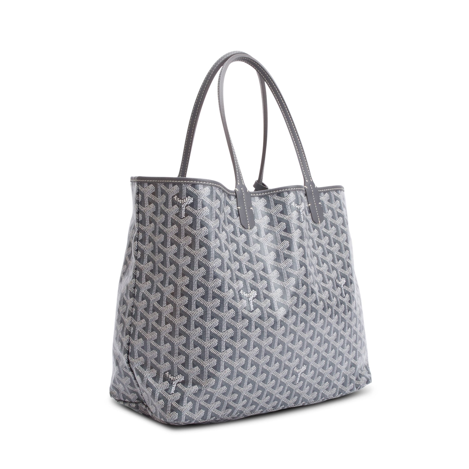 Goyard Grey Monogram Canvas Saint Louis Tote PM w/ Pouch