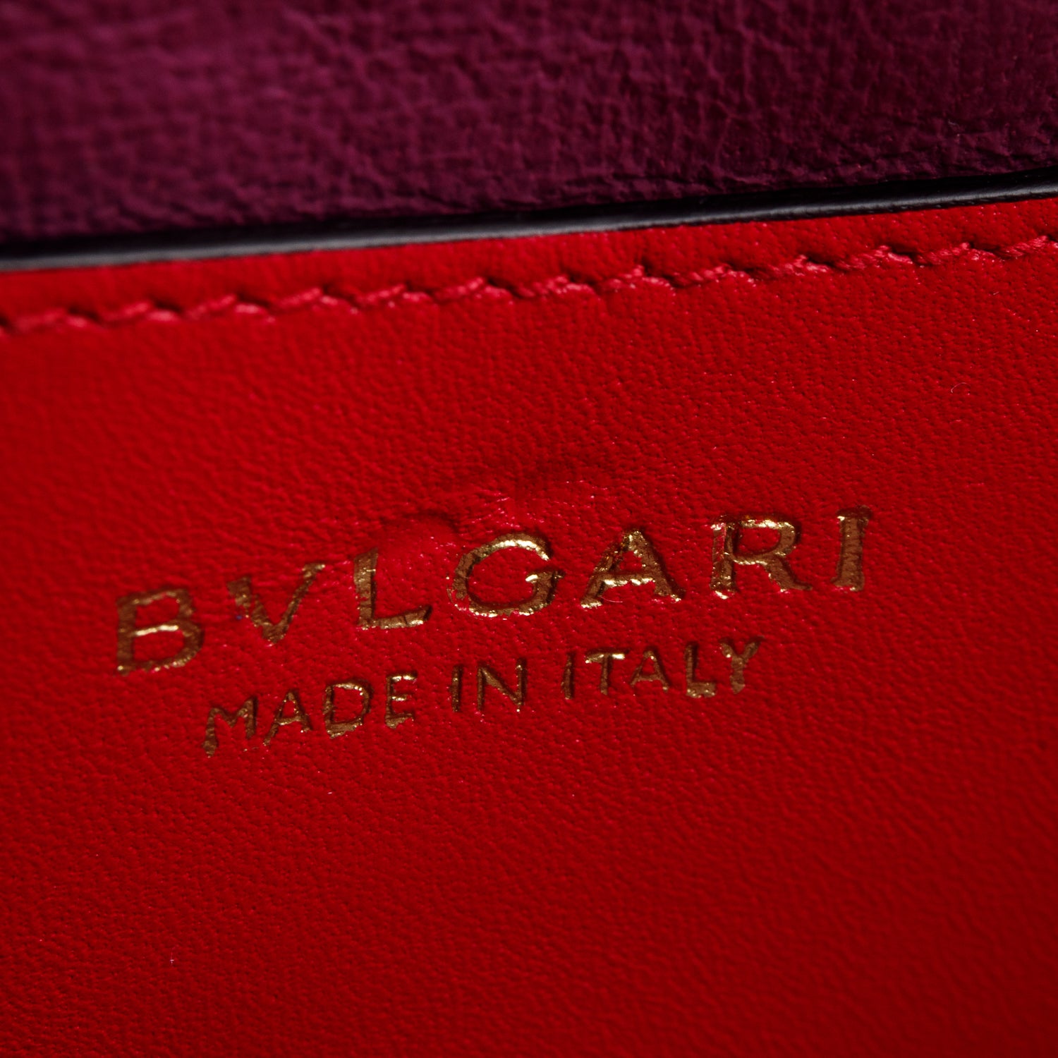 BVLGARI Pink Calfskin Leather Serpenti Forever Bag