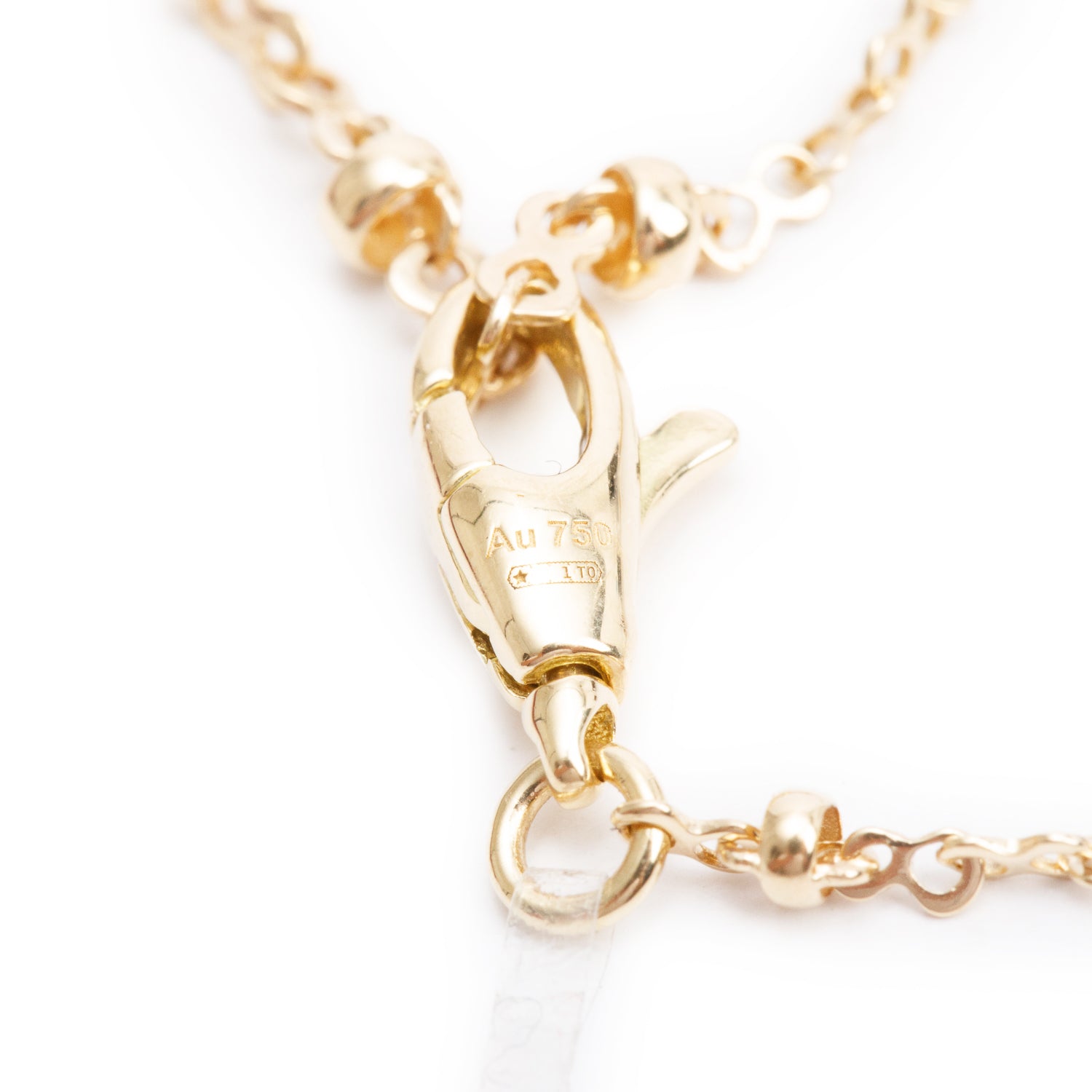 Gucci 18k Yellow Gold Diamond Flora Bracelet w/ Box