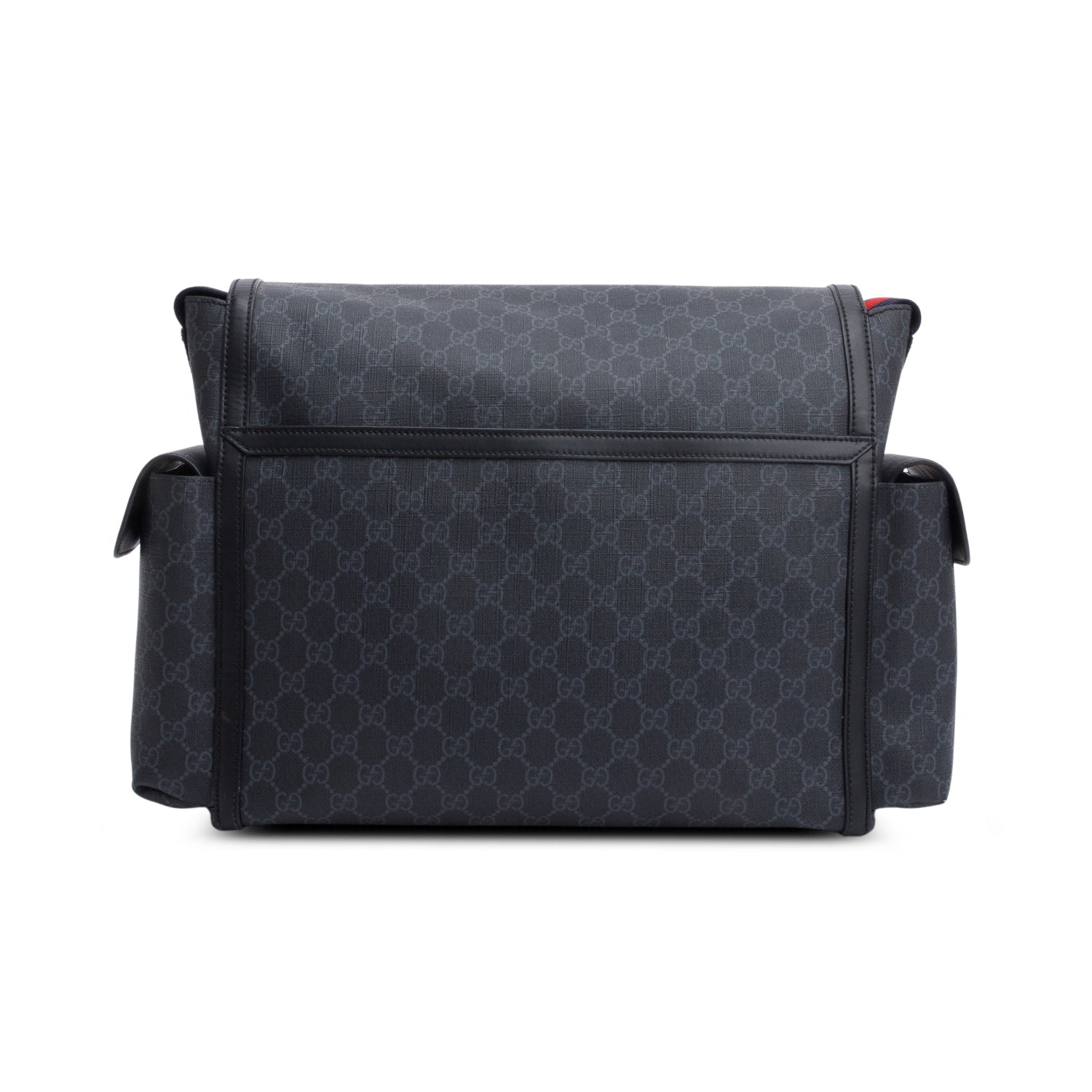 Gucci Black GG Supreme Diaper Bag