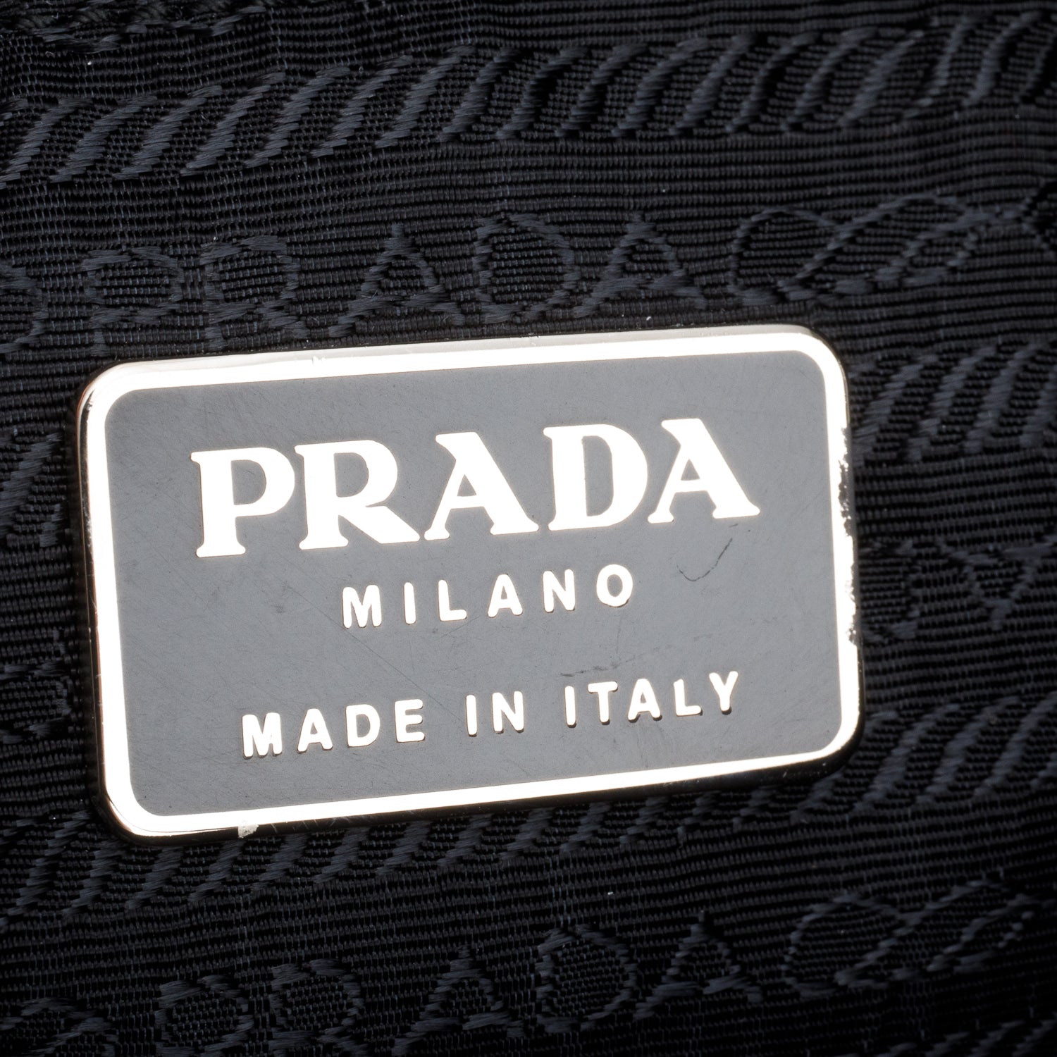 Prada Black Soft Calf Leather Dome Tote w/ Authenticity Card
