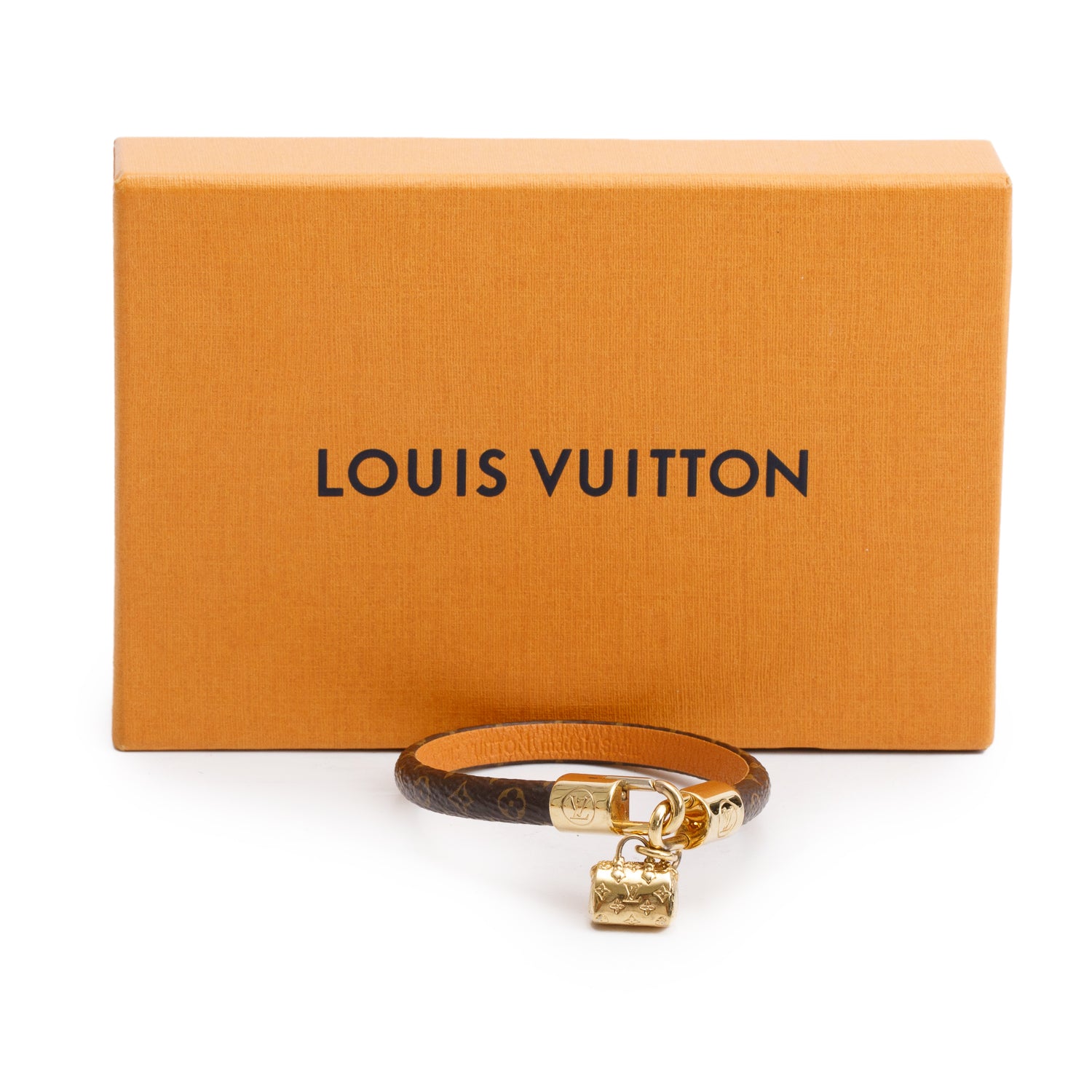 Louis Vuitton Monogram Speedy Charm Bracelet w/ Box