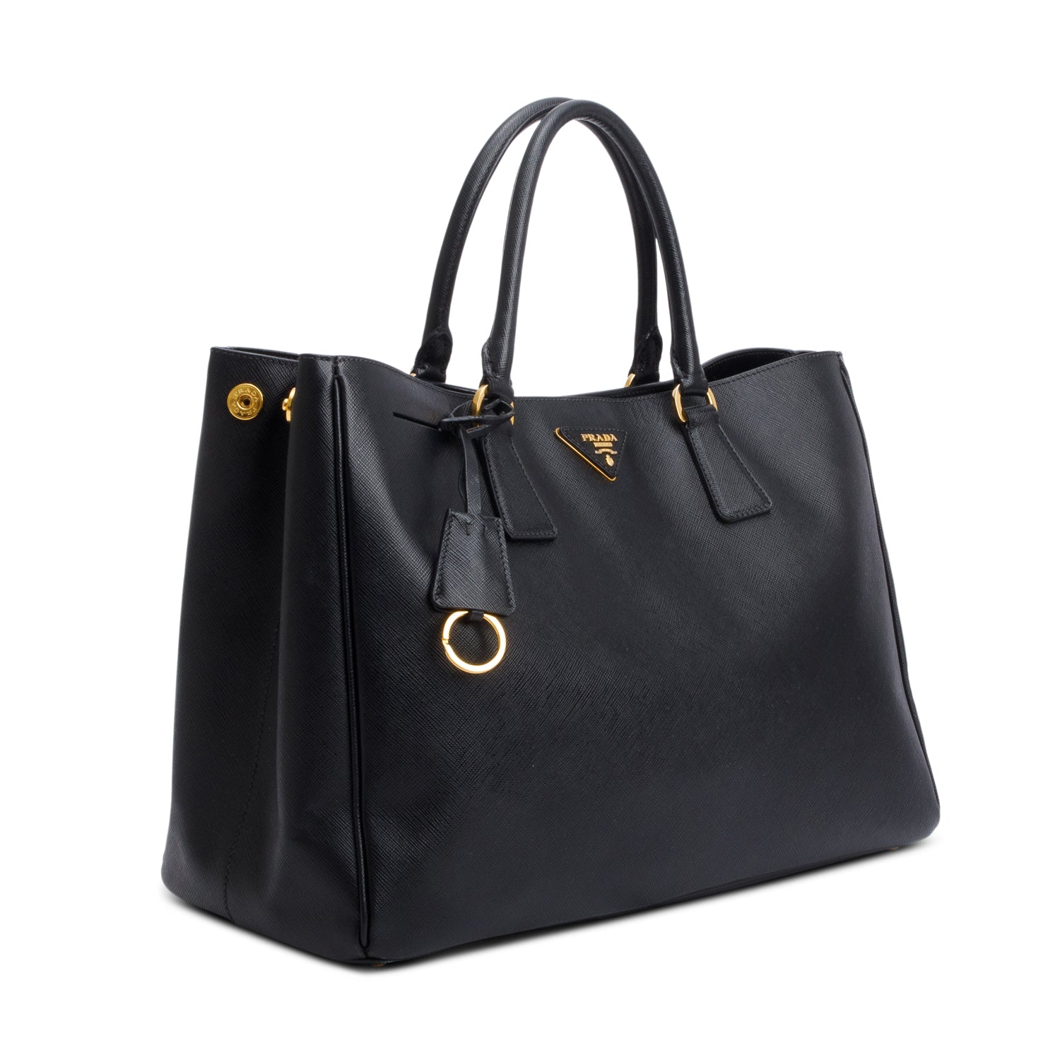Prada Black Saffiano Lux Large Galleria Tote w/ Authenticity Card