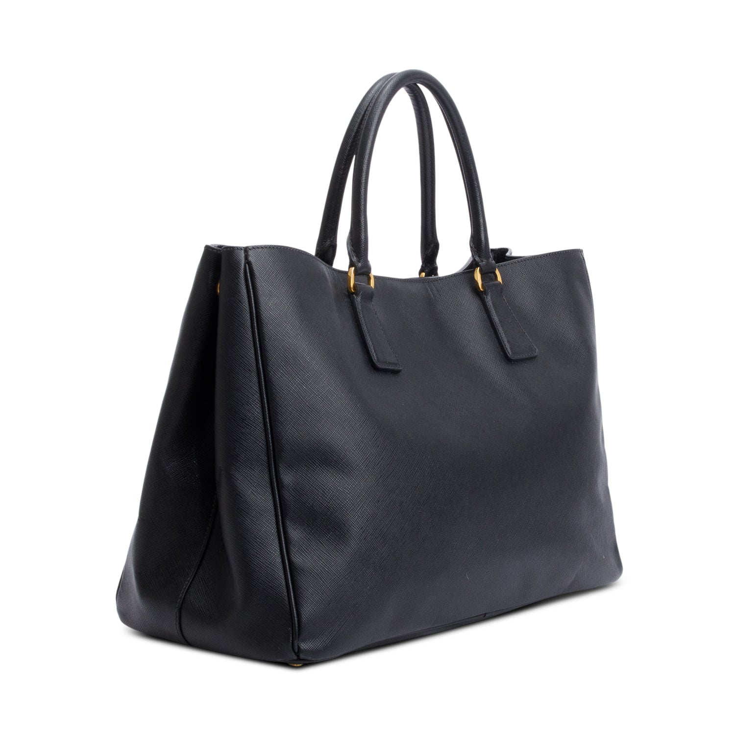 Prada Black Saffiano Lux Large Galleria Tote w/ Authenticity Card