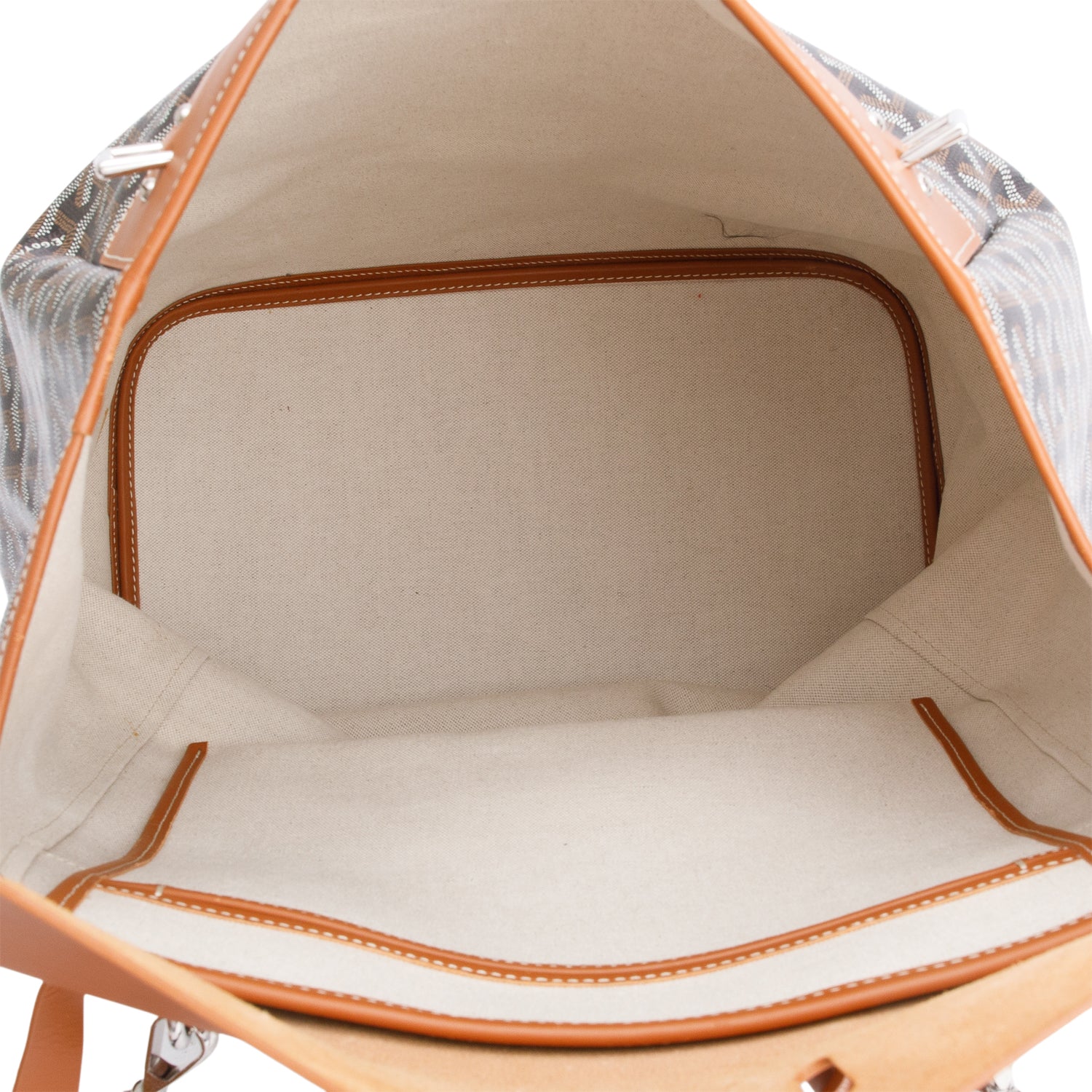 Goyard Brown Monogram Canvas Steamer PM w/ Strap