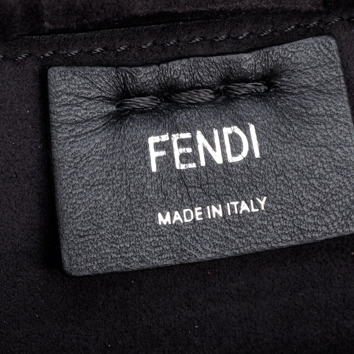 Fendi Black Vitello Elite Leather Small 3Jours Tote