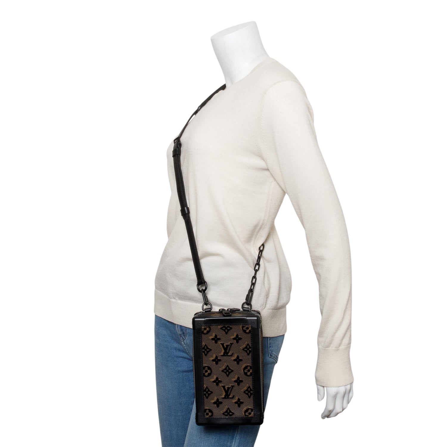 Louis Vuitton Monogram Tuffetage Vertical Soft Trunk Bag
