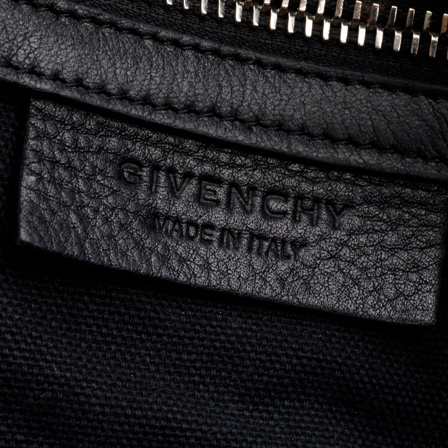 Givenchy Black Calfskin Leather Medium Pandora Pure Satchel Bag w/ Strap