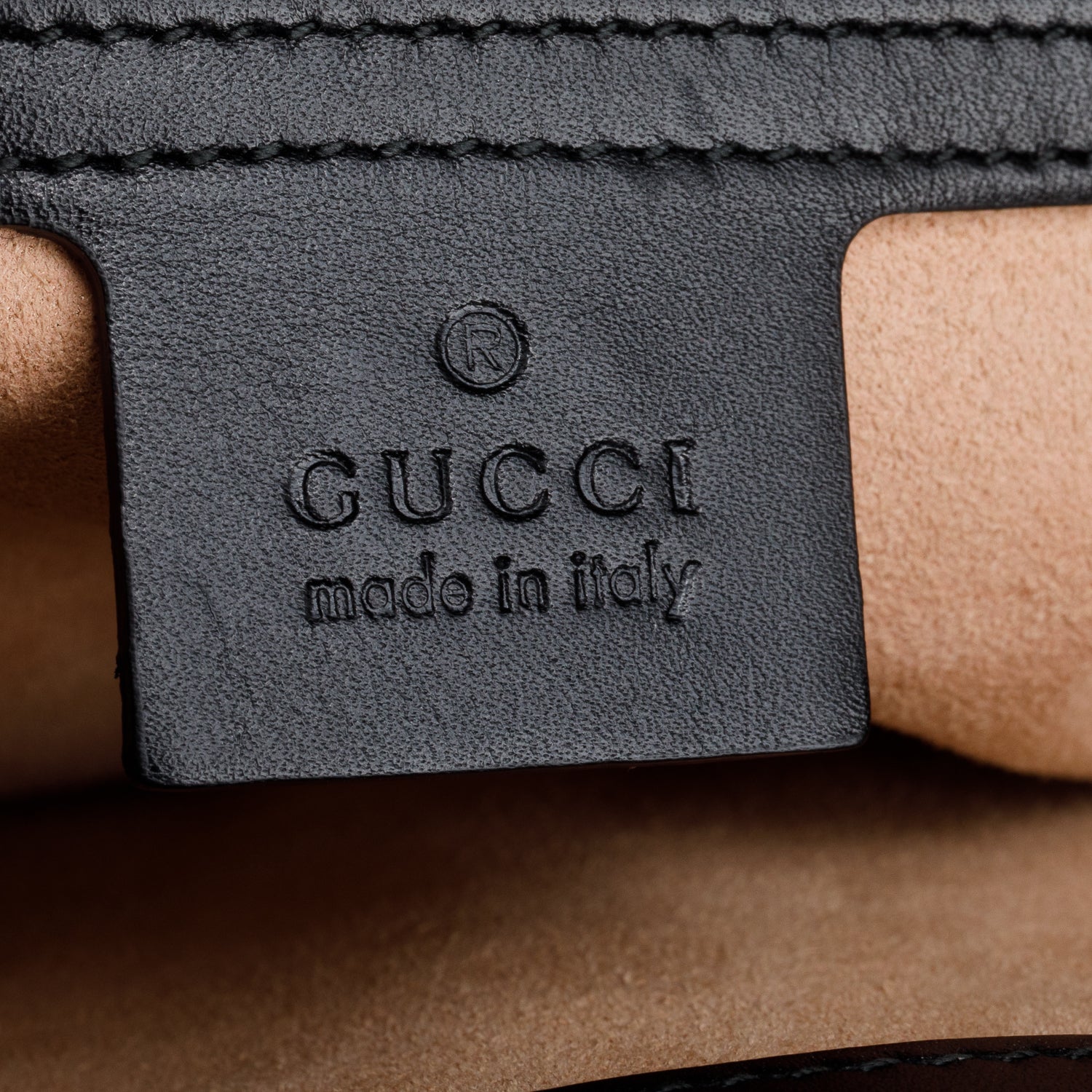 Gucci Black Leather Bamboo Large Nymphaea Handle Bag w/ Strap