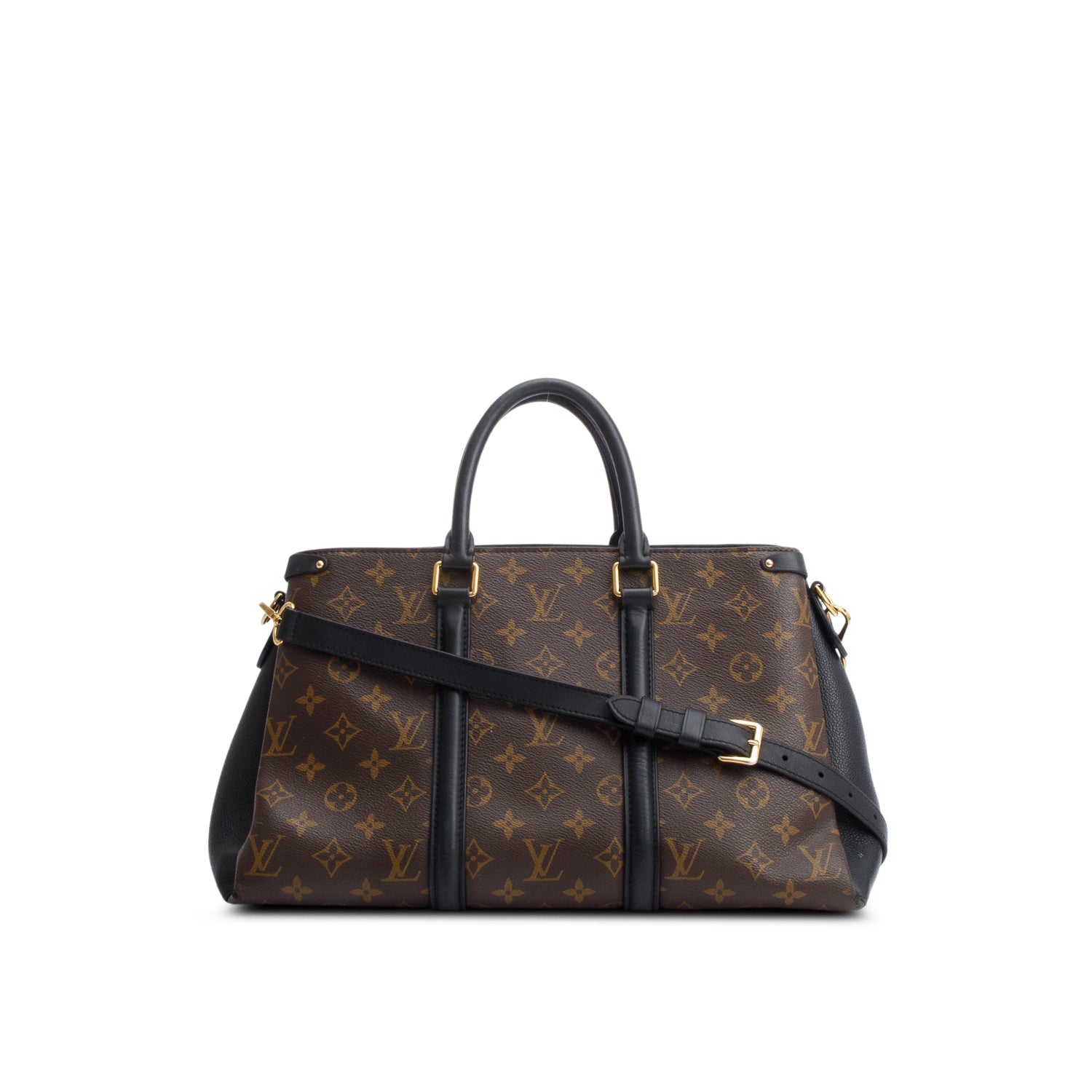 Louis Vuitton Monogram Macassar Soufflot MM w/ Strap