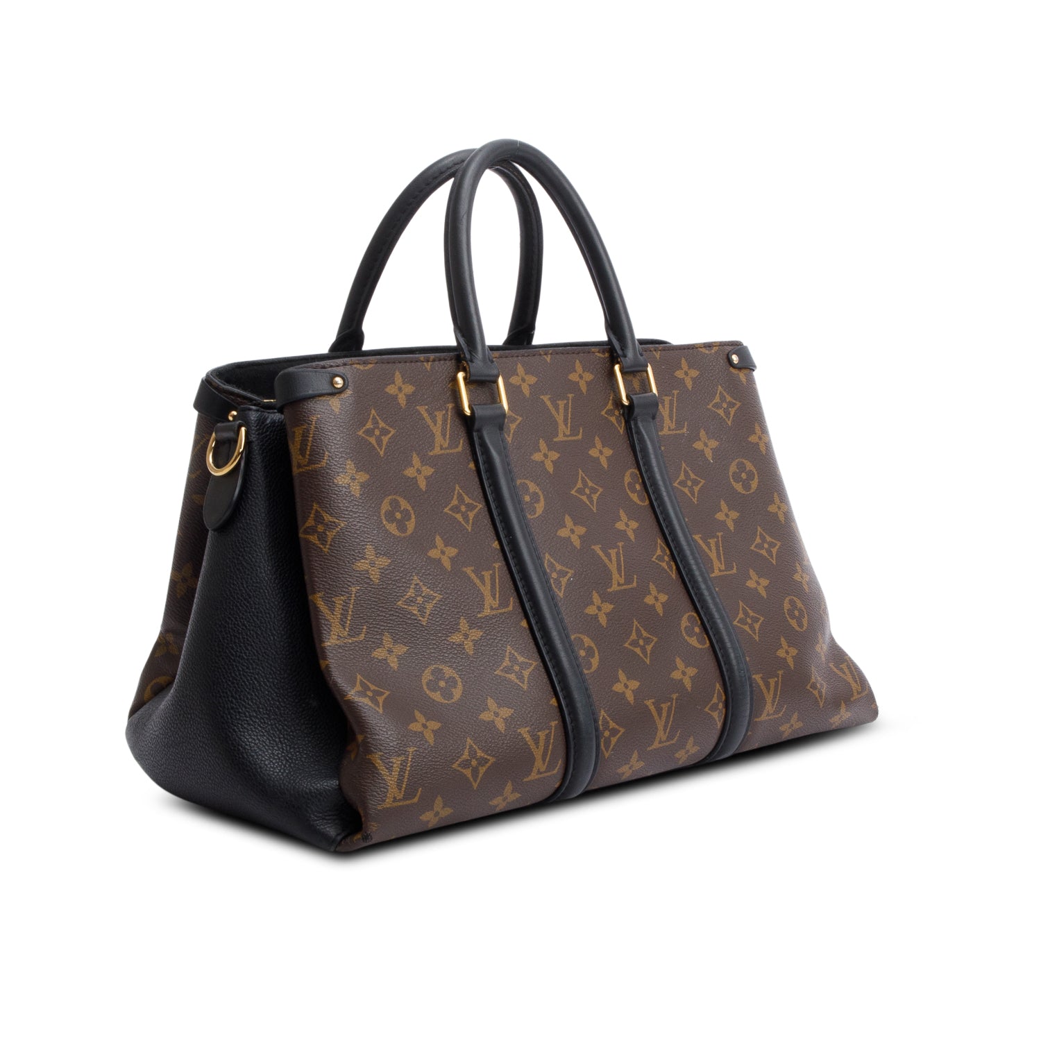 Louis Vuitton Monogram Macassar Soufflot MM w/ Strap