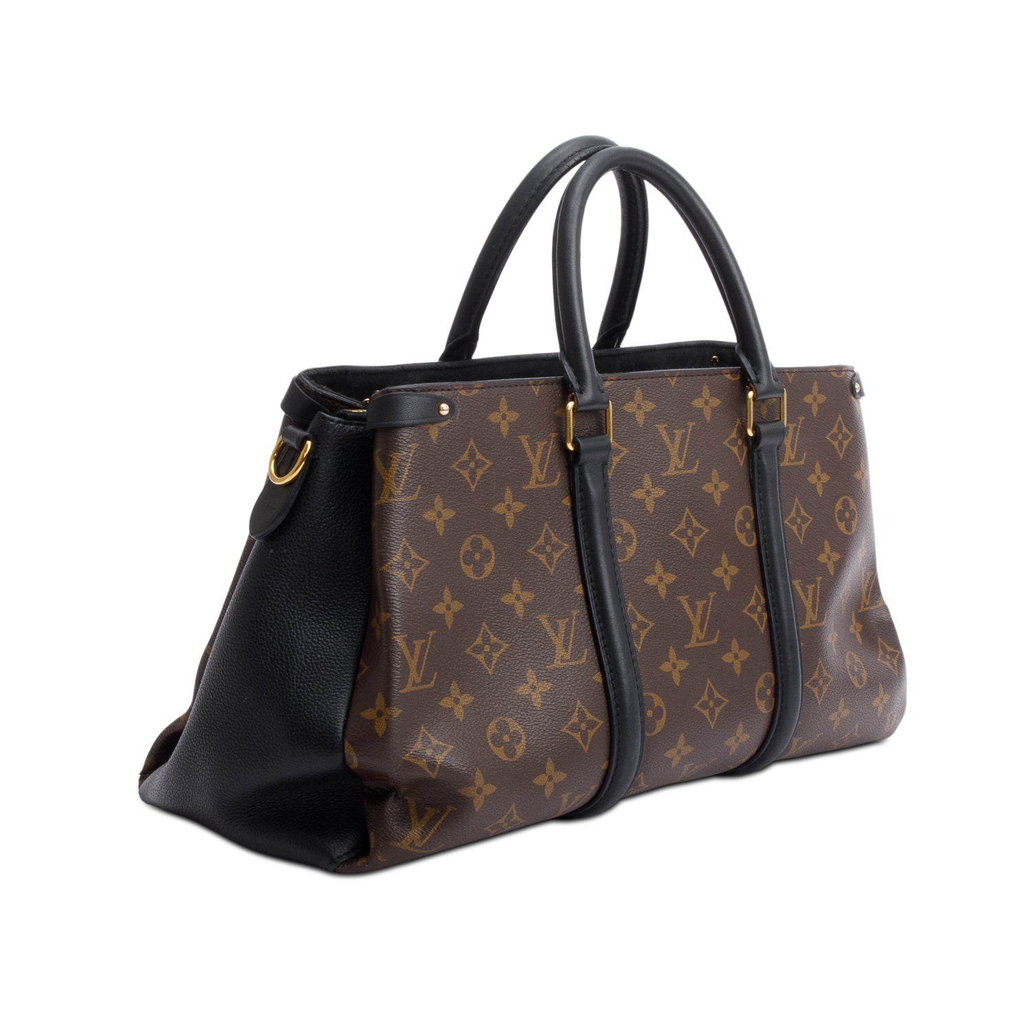 Louis Vuitton Monogram Macassar Soufflot MM w/ Strap