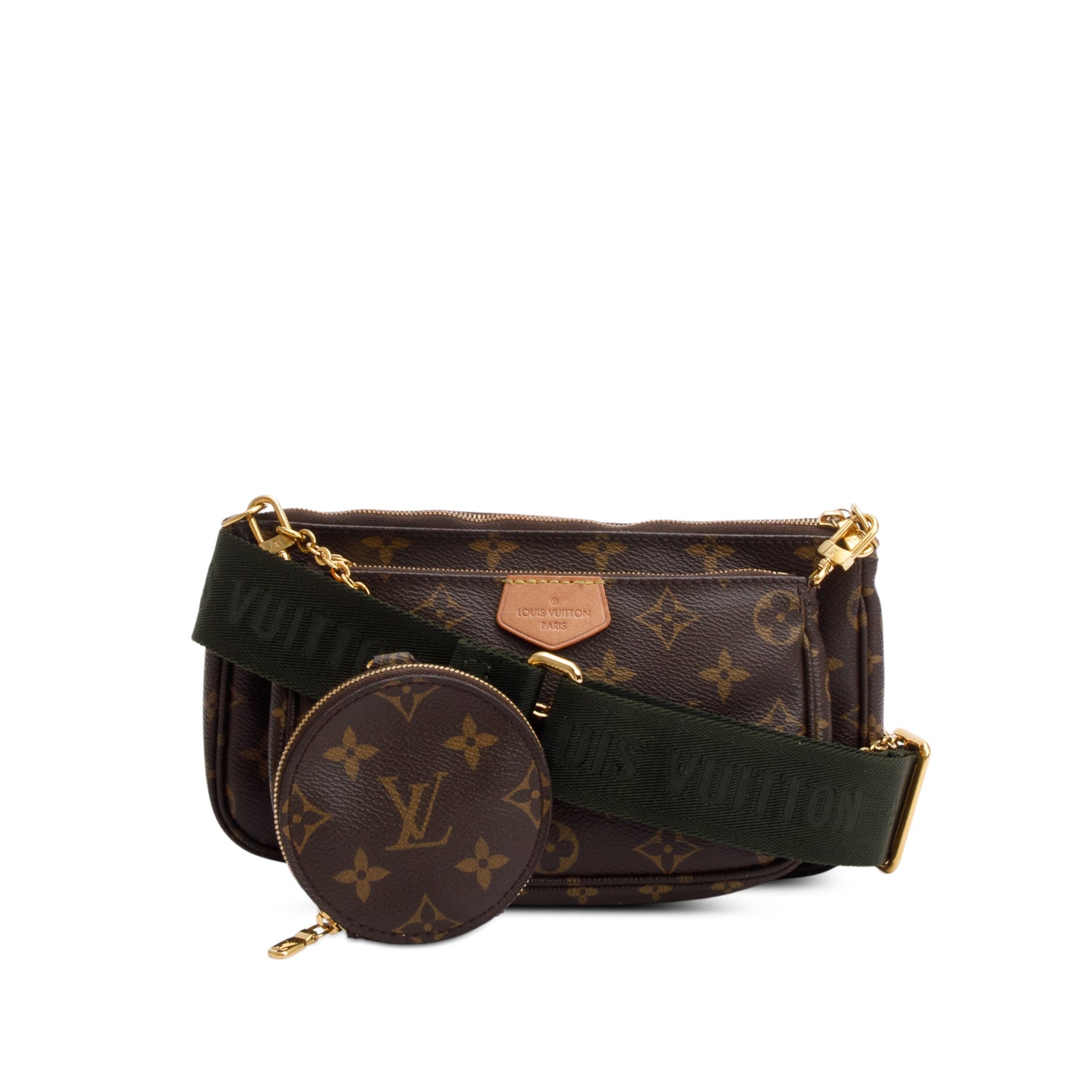 Louis Vuitton 2020 Monogram Khaki Multi-Pochette Accessoires w/ Box & Receipt