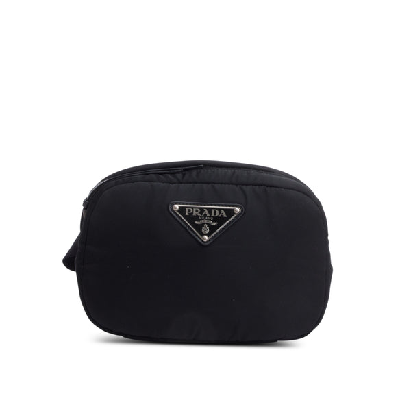 Prada Black Tessuto Nylon Soft Padded Belt Bag – OLIVER'S