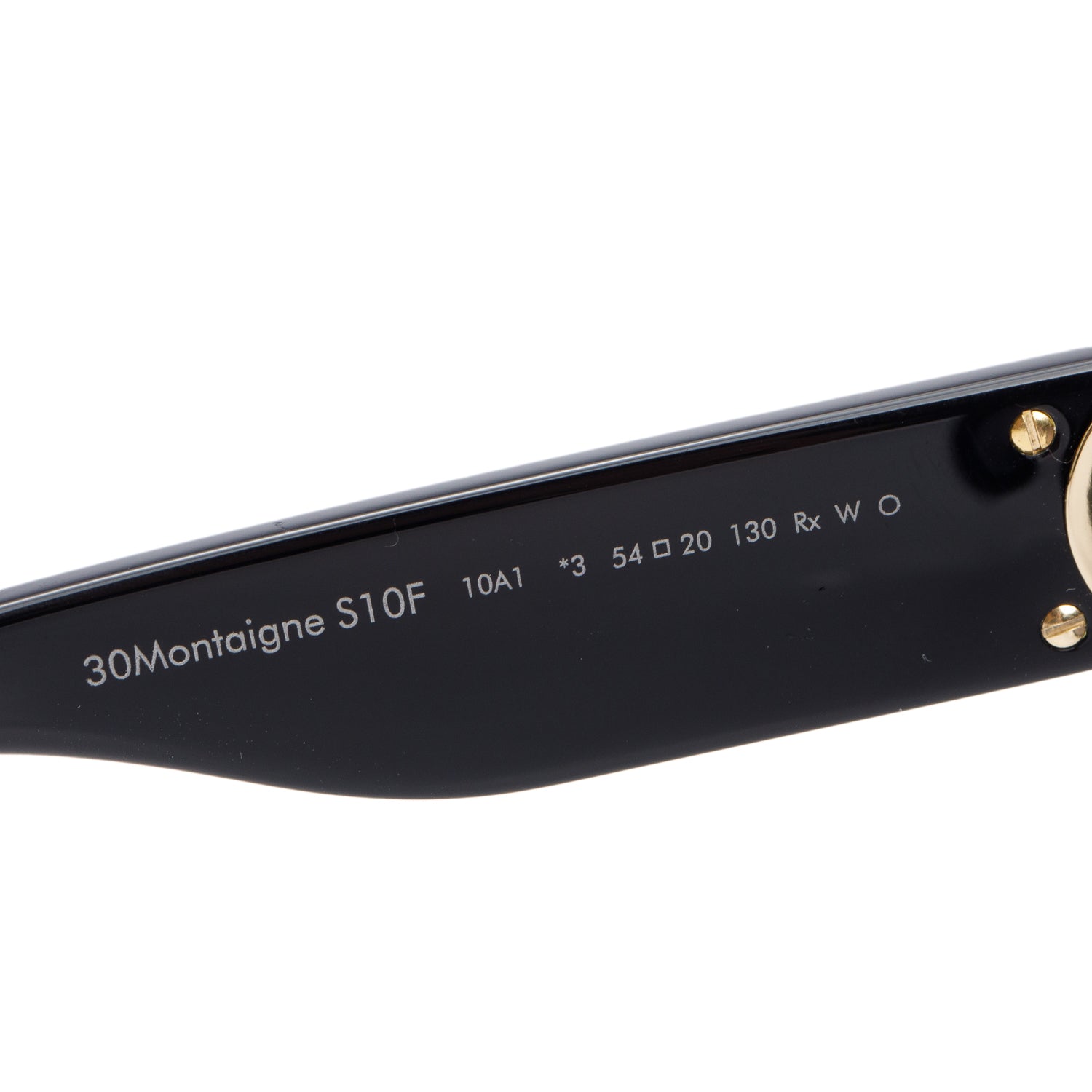 Christian Dior Black Acetate 30montaigne S10F Square Sunglasses