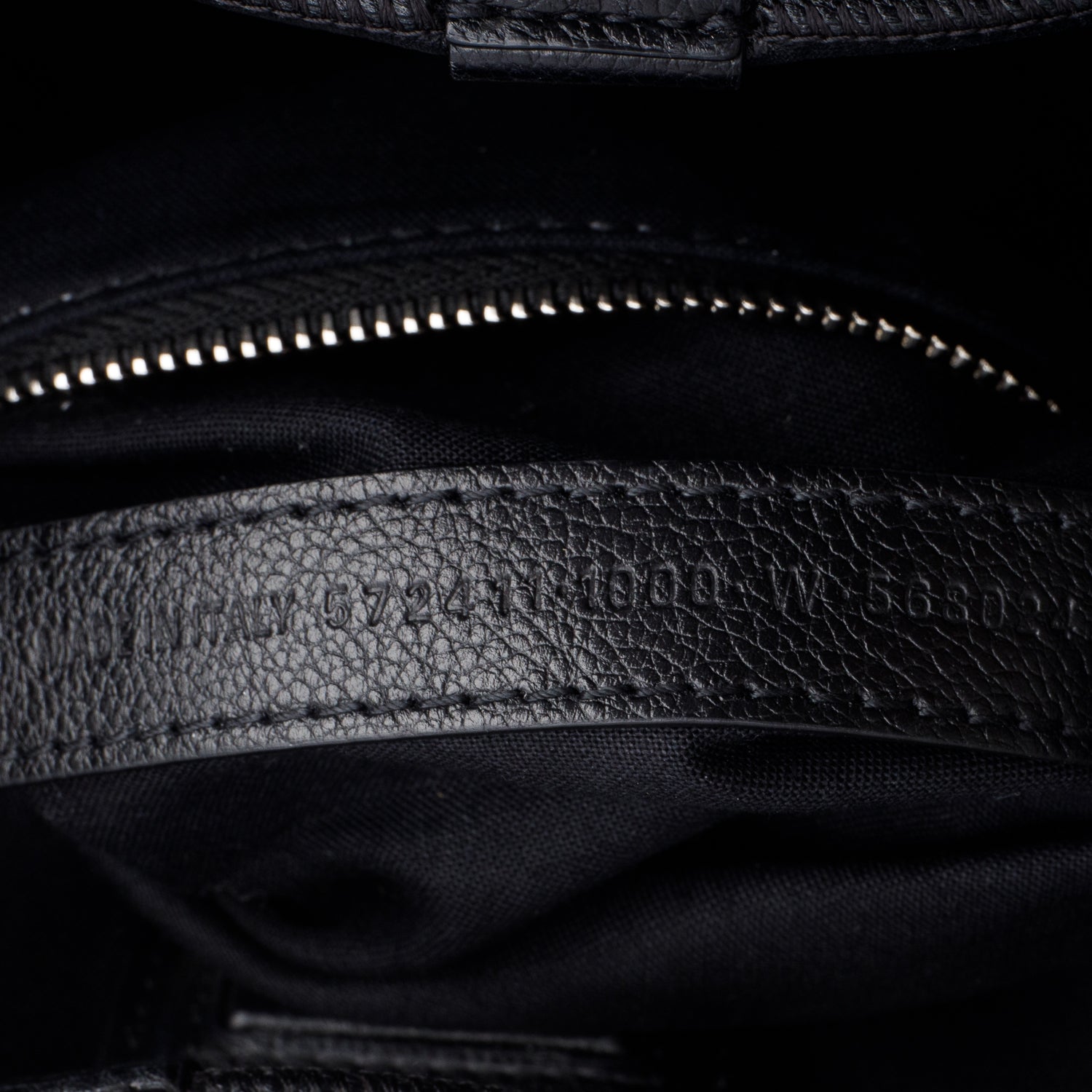 Balenciaga Black Calfskin Leather XXS Logo Leather Shopping Tote w/ Strap