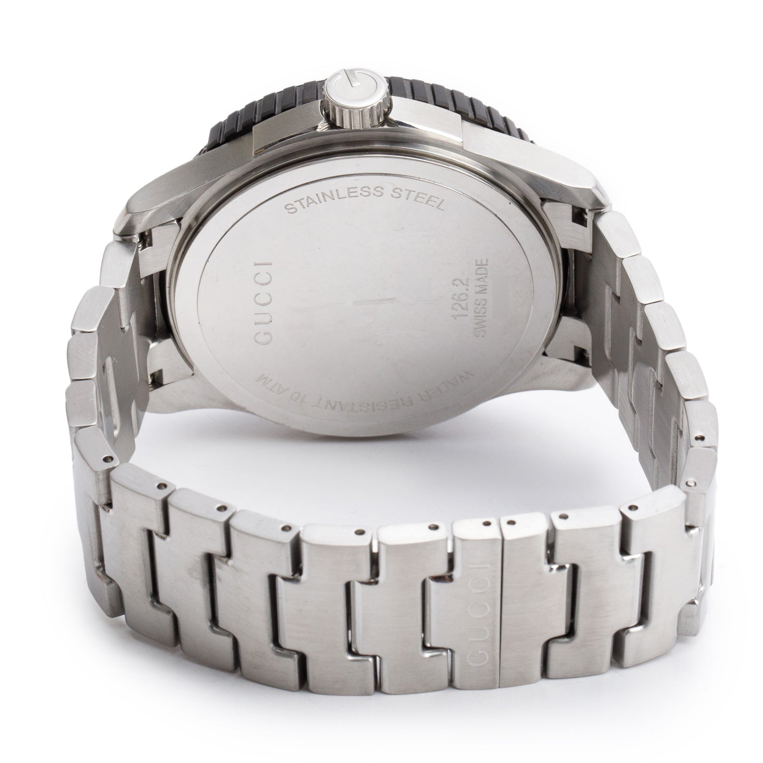 Gucci Stainless Steel G-Timeless Sport 44 MM Quartz Watch w/ Box & Papers YA126249