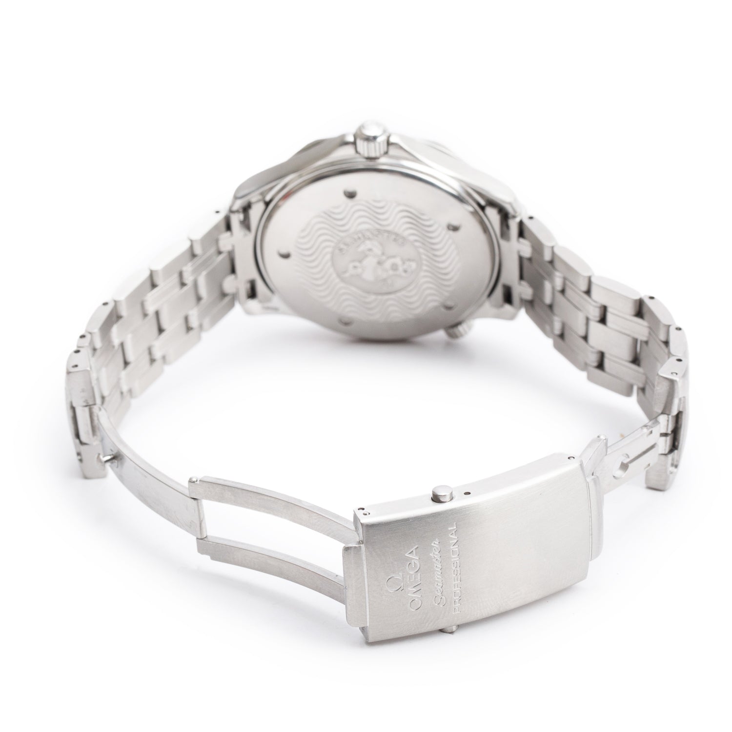 Omega Stainless Steel Seamaster Diver 300M Professional Chronometer 41 MM Automatic Watch w/ Box & Service Paper