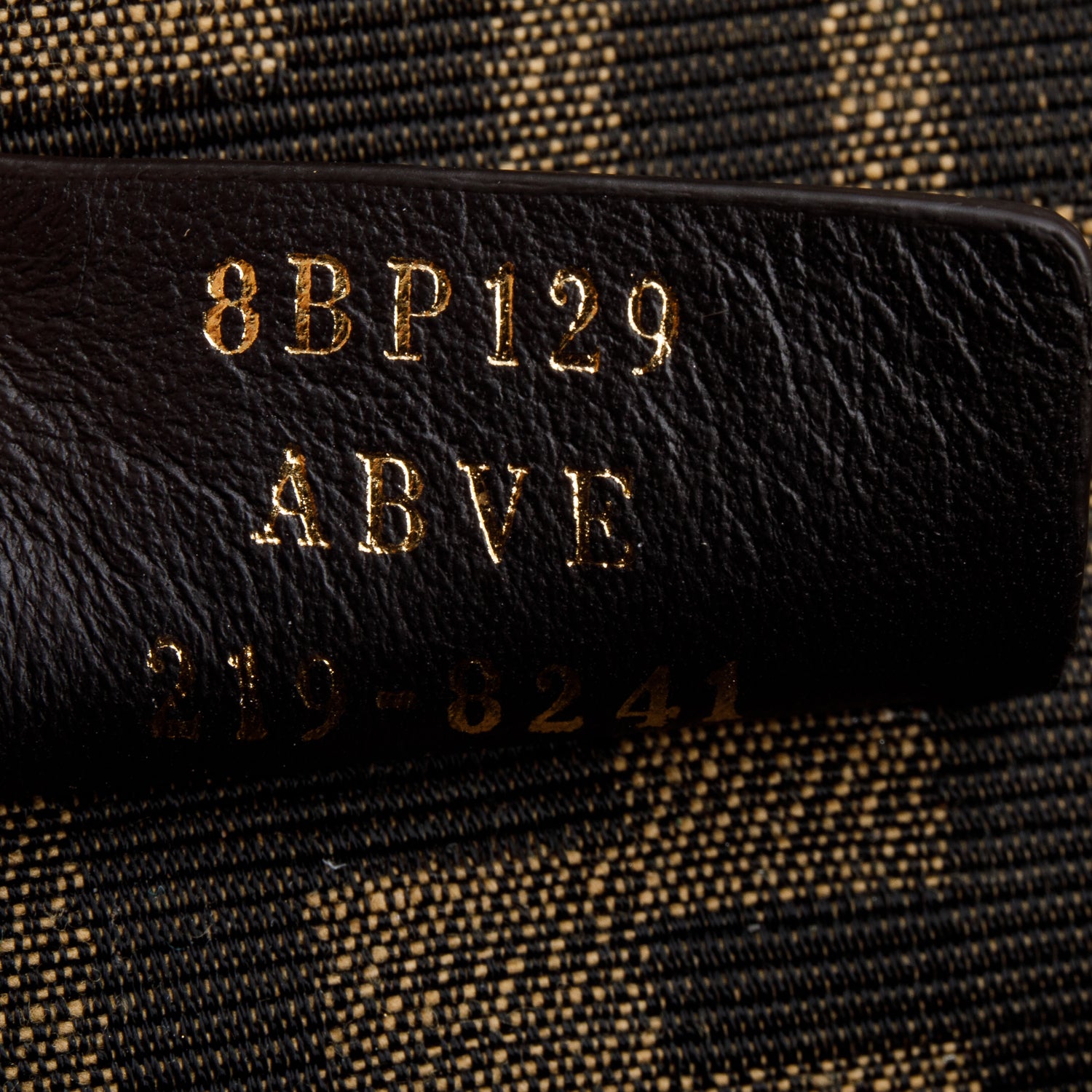 Fendi Black Nappa Leather Small Fendi First Bag w/ Strap