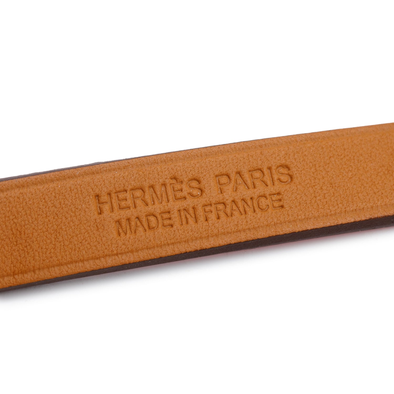 Hermes Rose Gold Plated Pink Leather Mini Kelly Double Tour Bracelet, Size T2 w/ Box