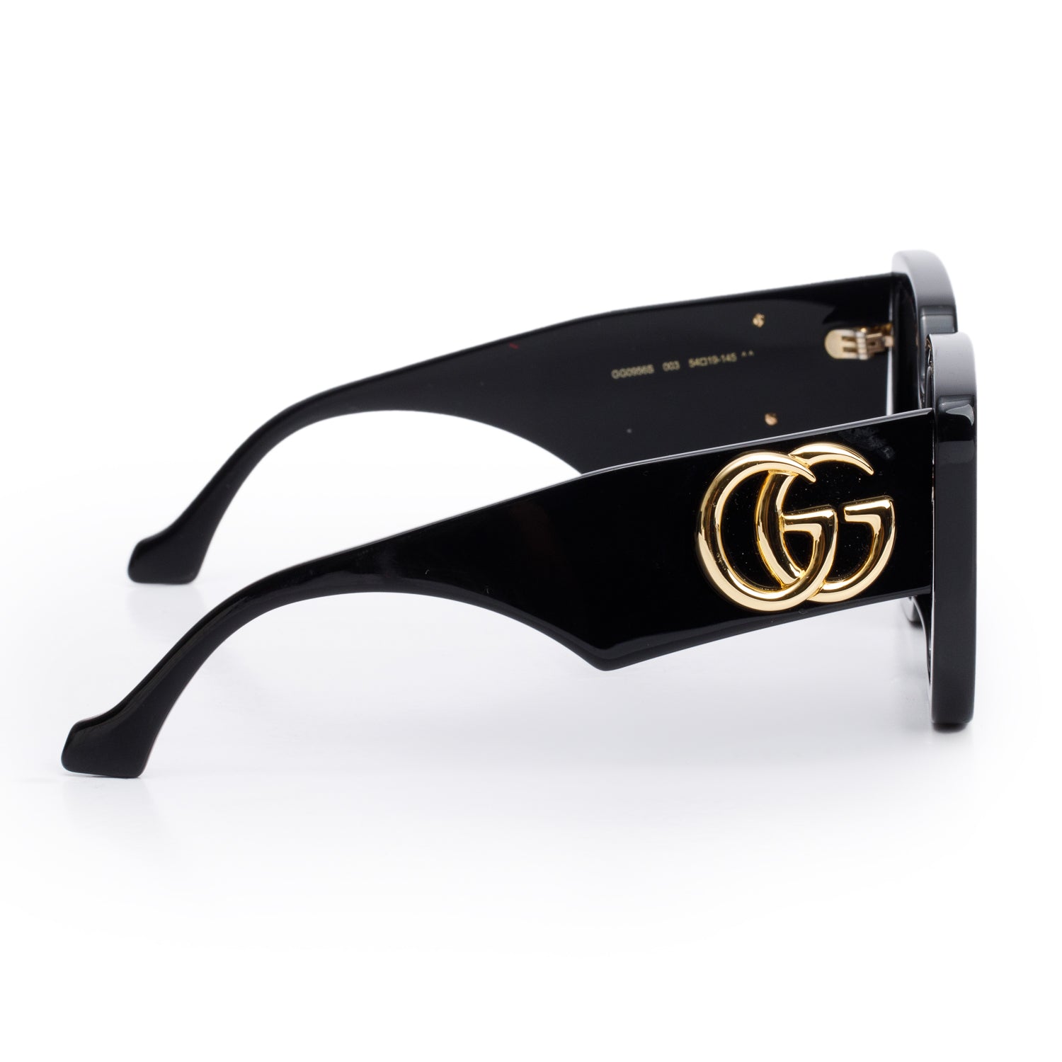 Gucci GG0956S Black Acetate GG Marmont Oversize Square Sunglasses w/ Case